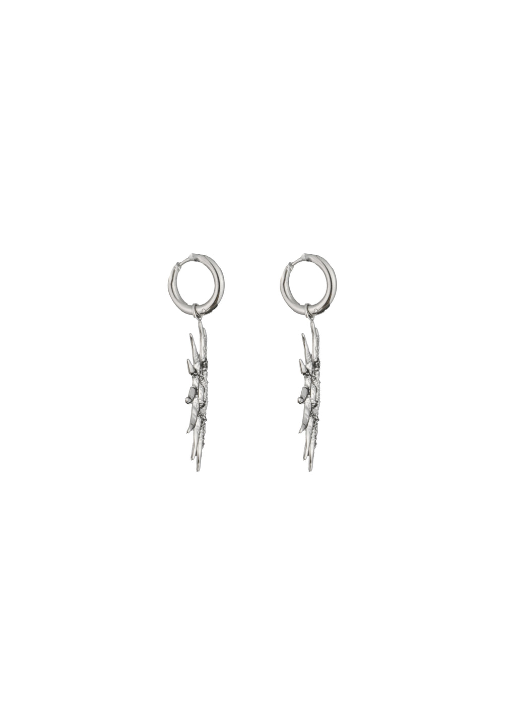 Sun-Shaped Drop Earrings