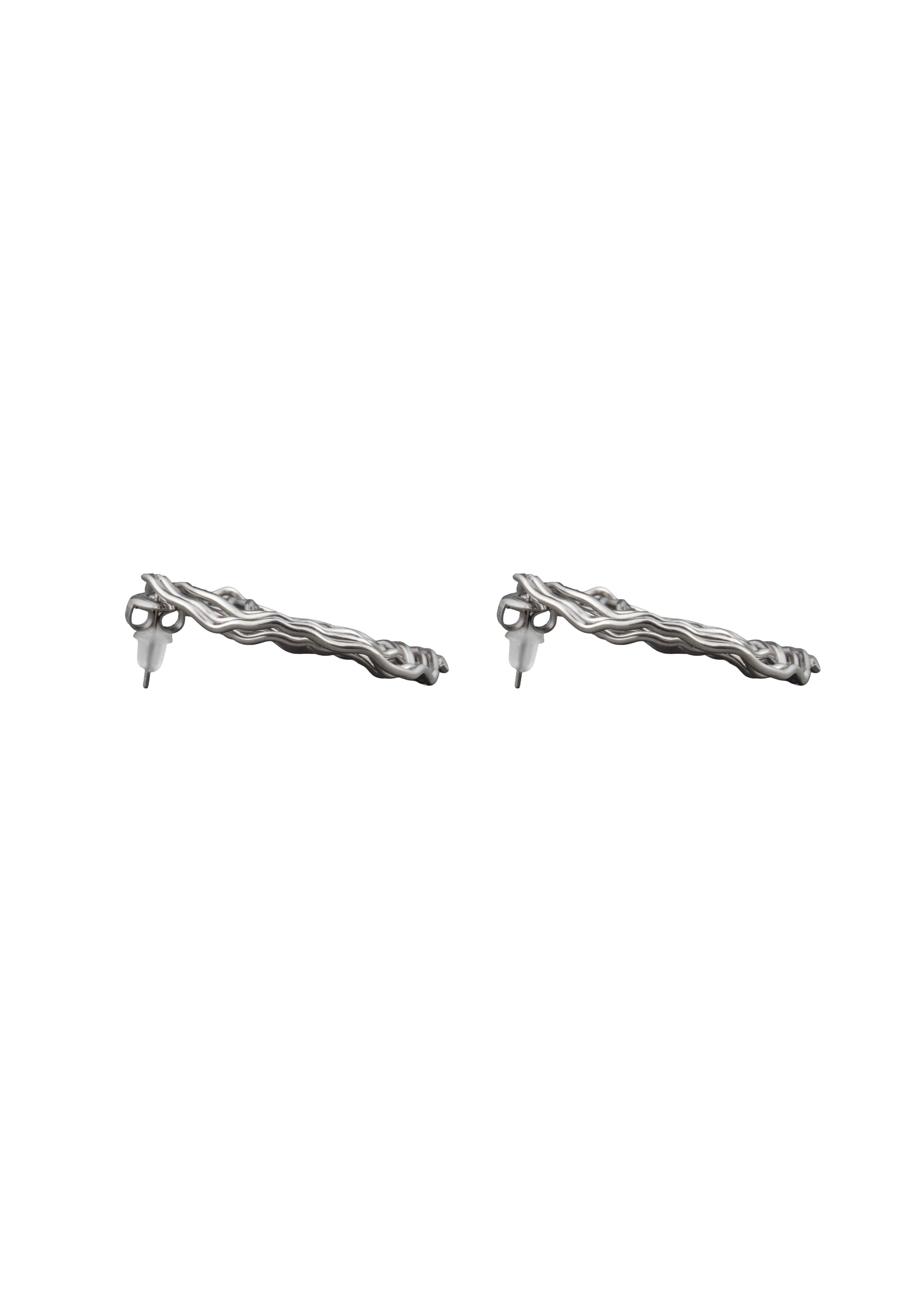 Spiral Line Statement Earrings