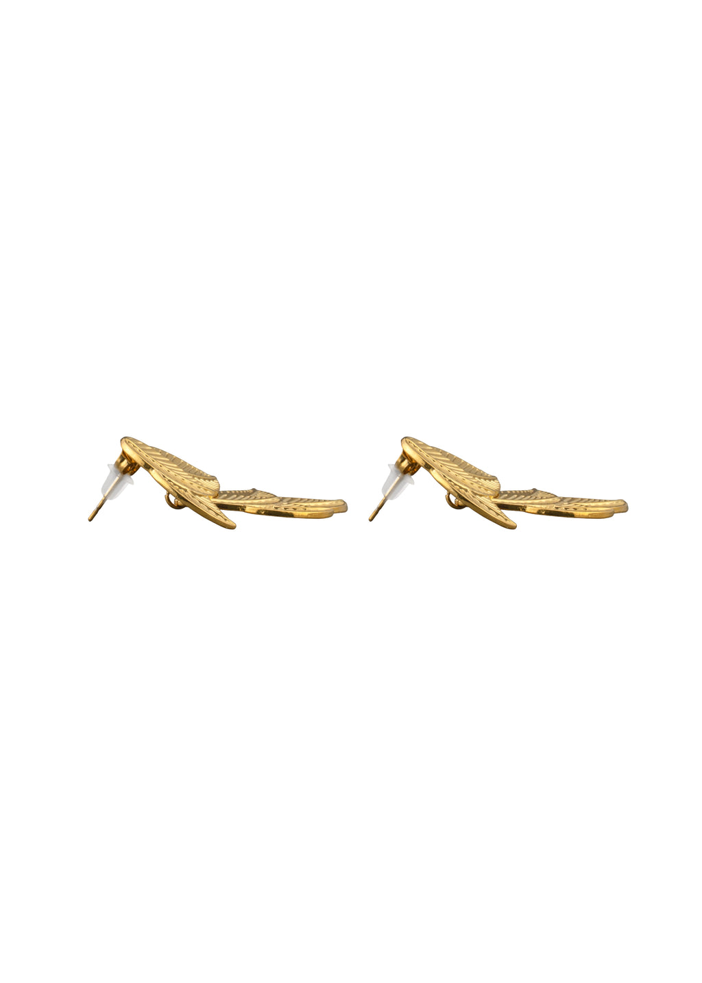 Leaf Cluster Drop Earrings