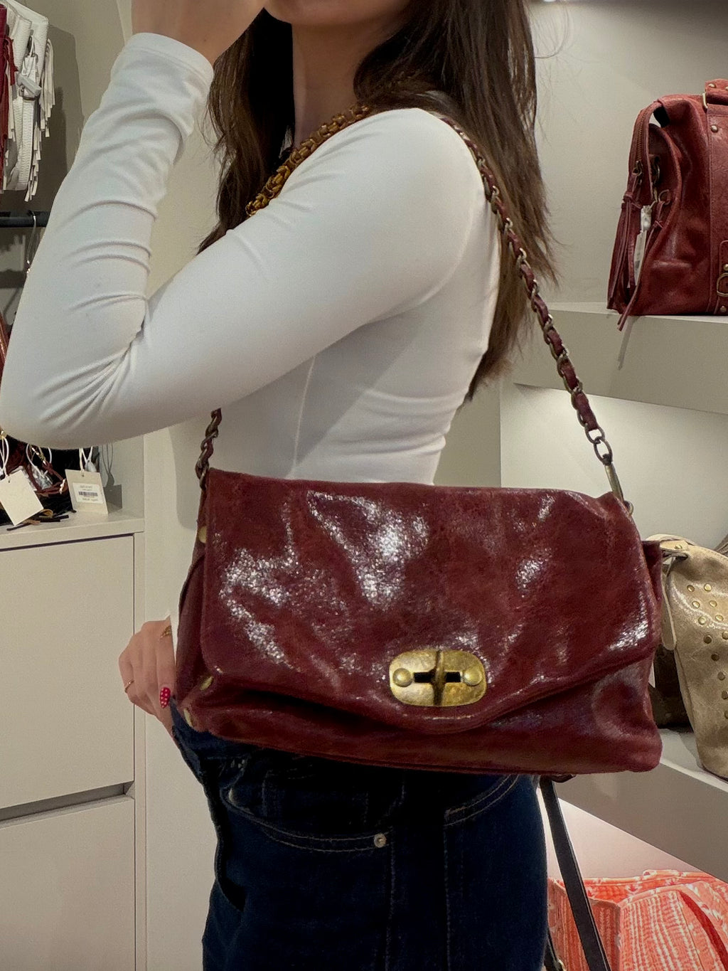 Flap Shoulder Bag