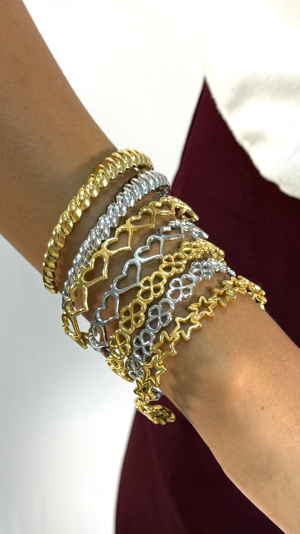 Open Star Cuff Bracelet