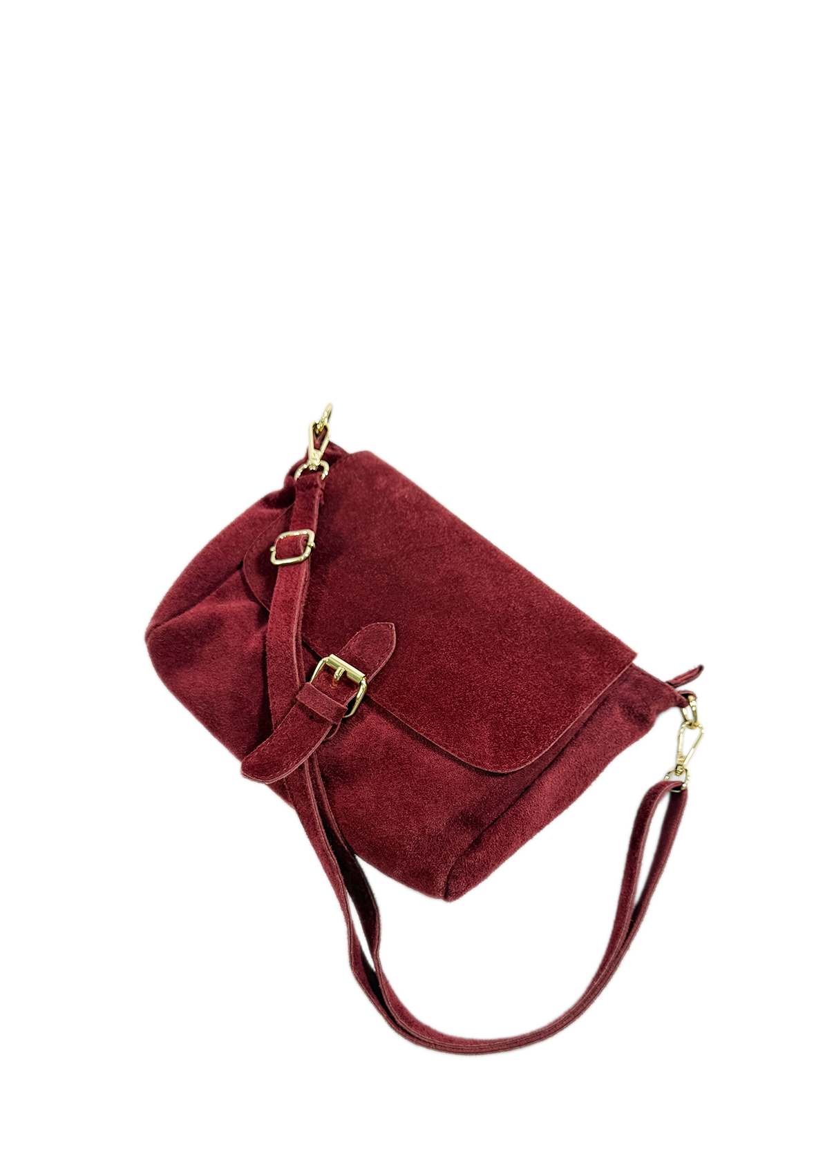 Split Suede Velvet Bag