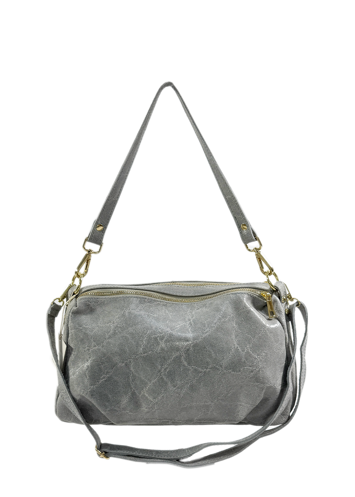 Elongated Leather Bag