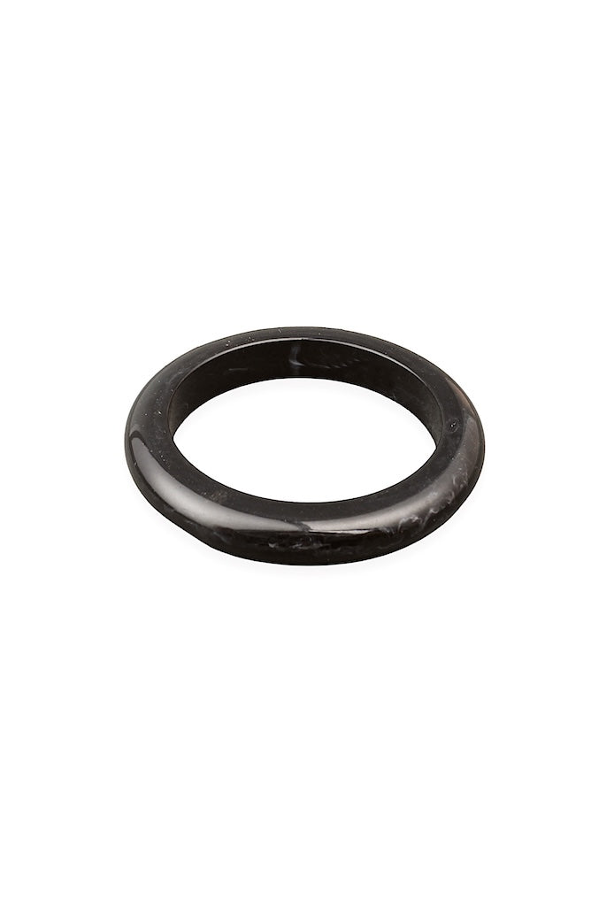 Black Resin Bangle