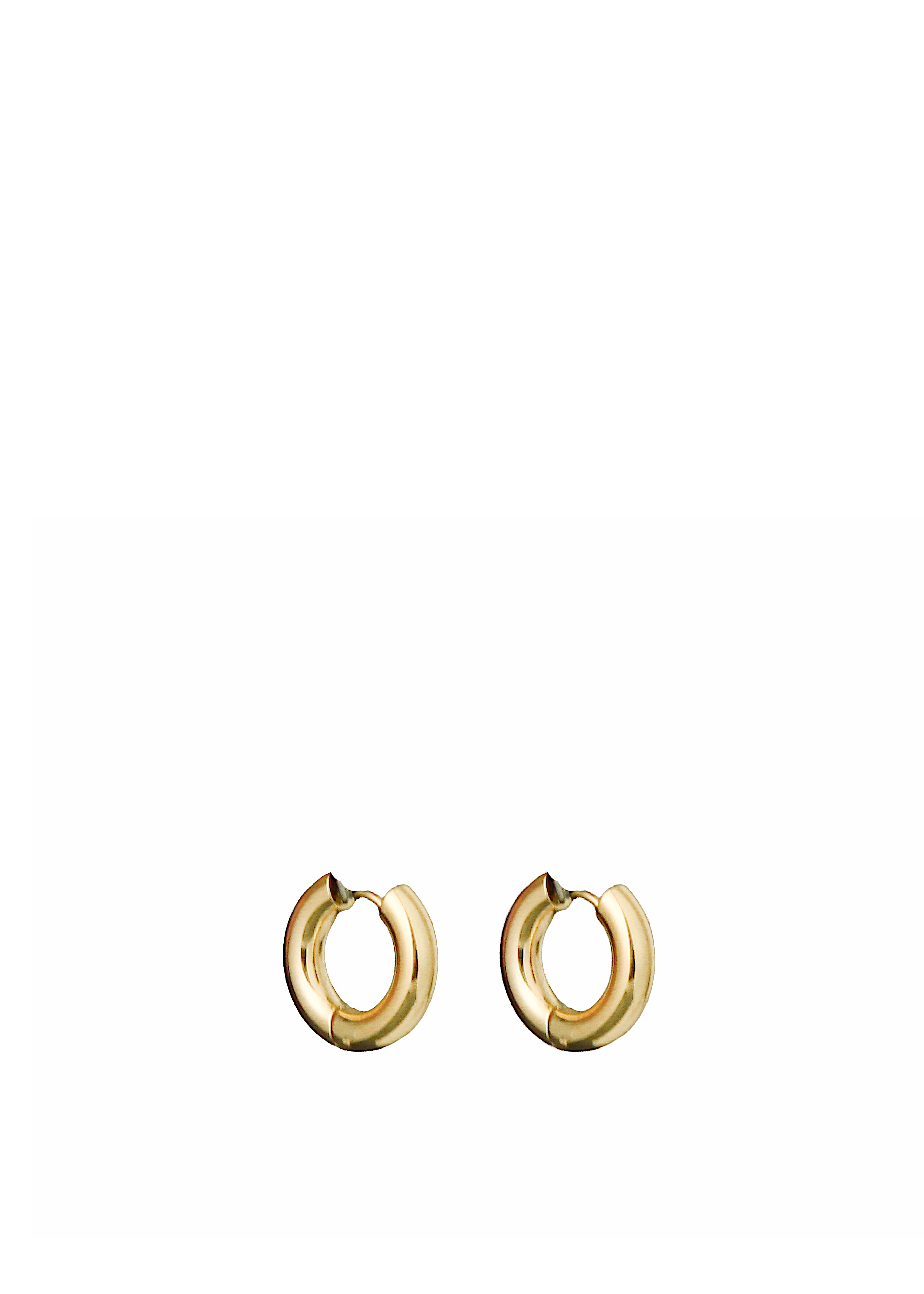 Polished Bold Hoop Earrings