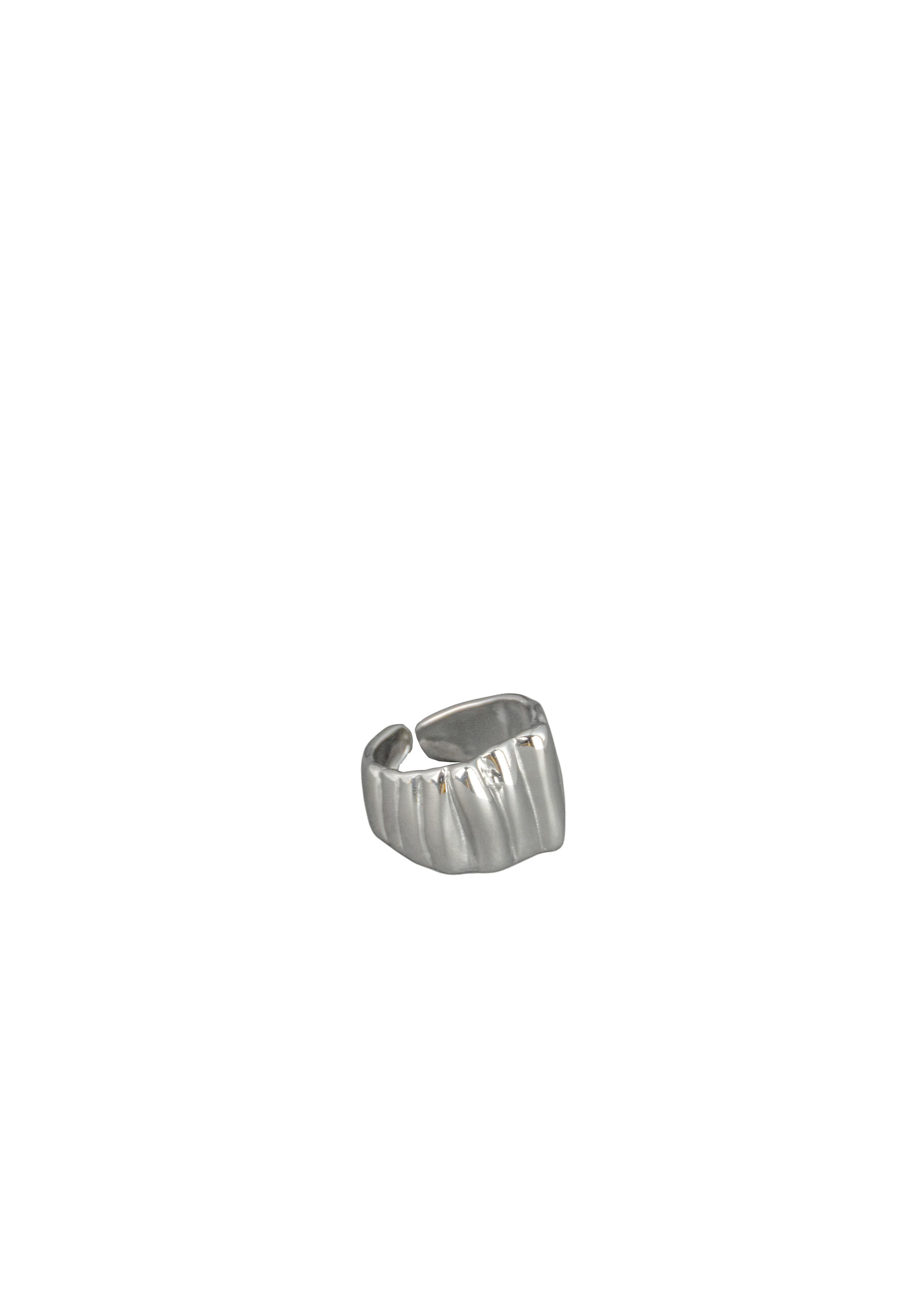 Textured Open Band Ring