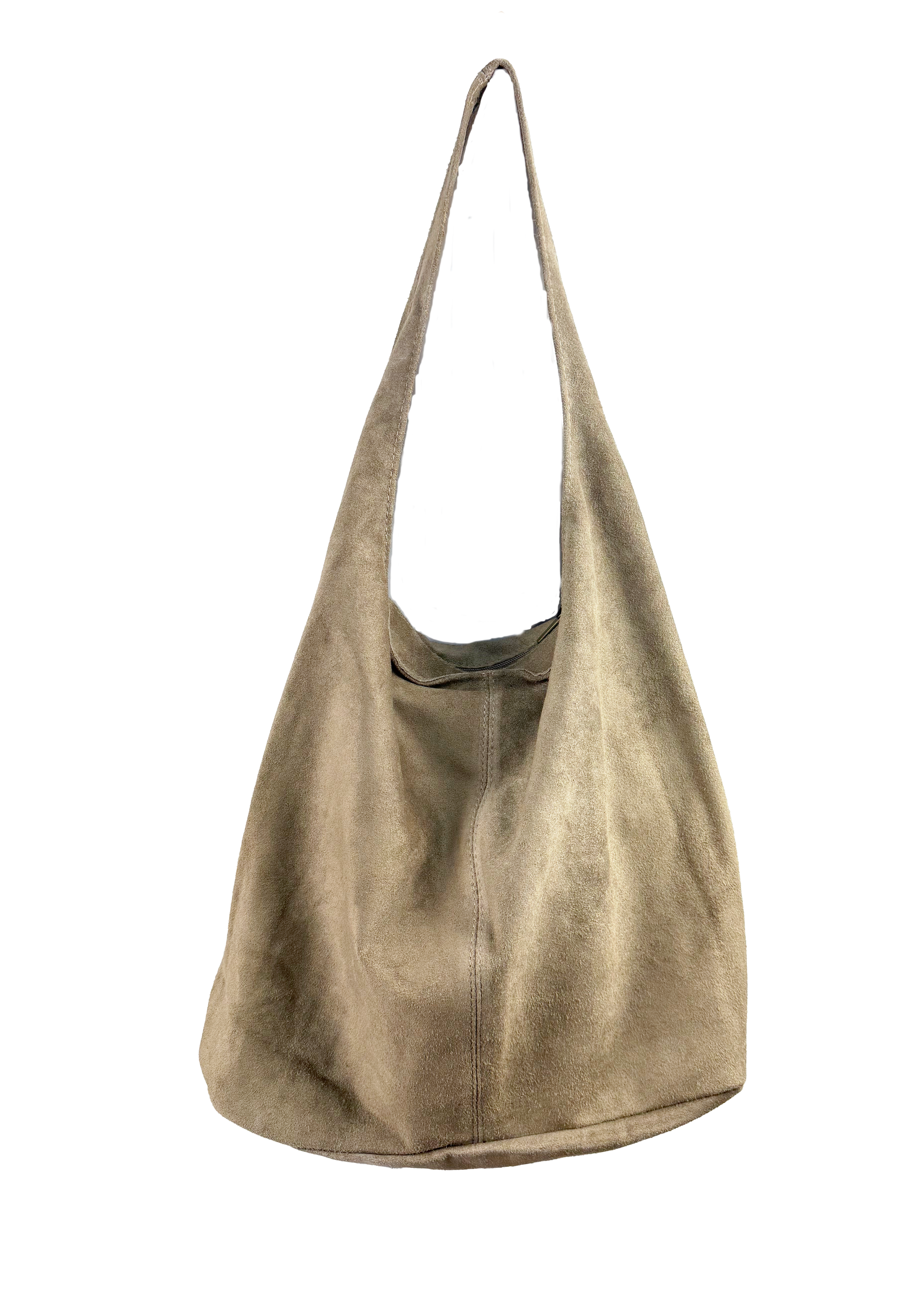 Soft Leather Hobo Shoulder Bag