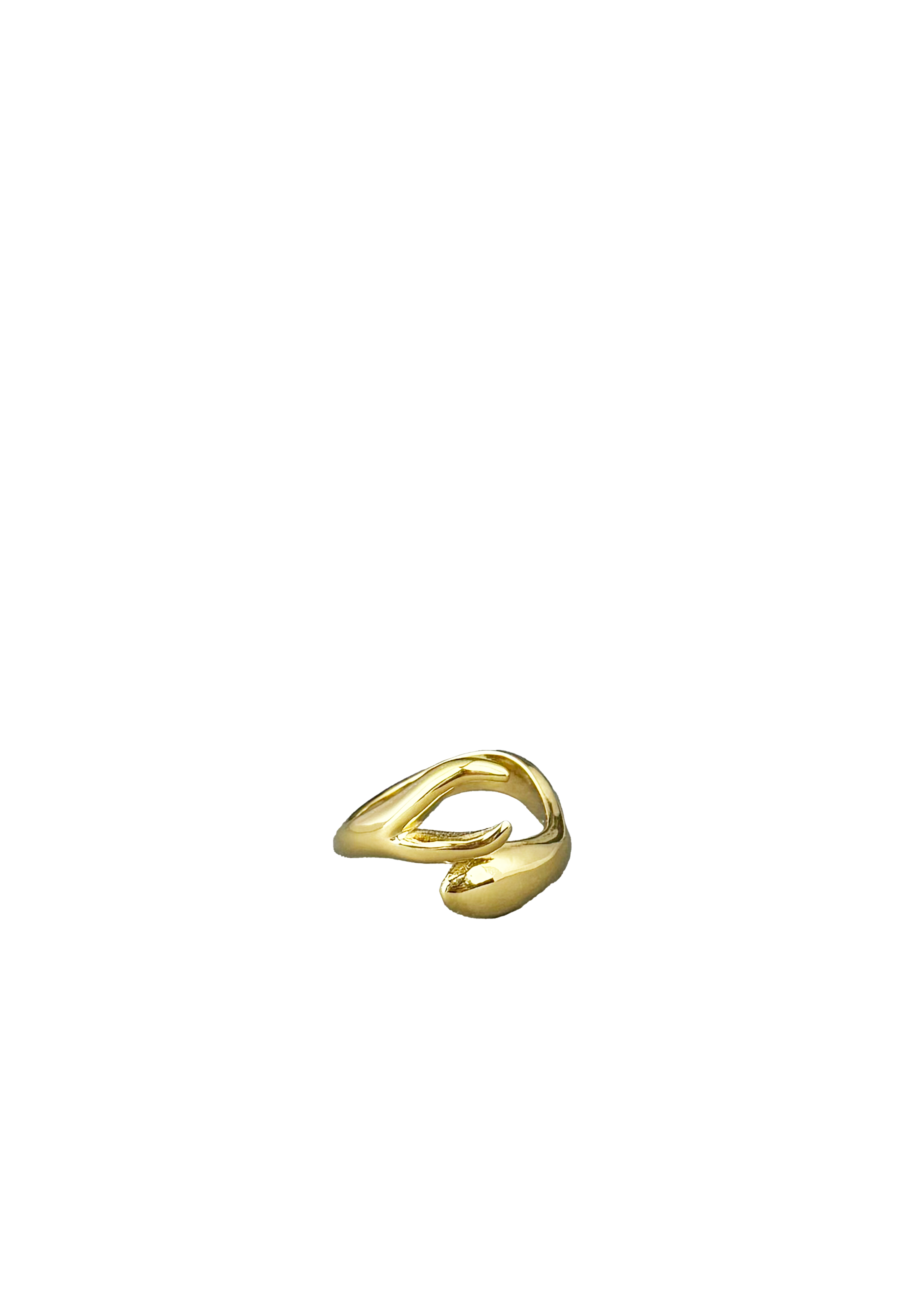 Organic Open Curve Ring