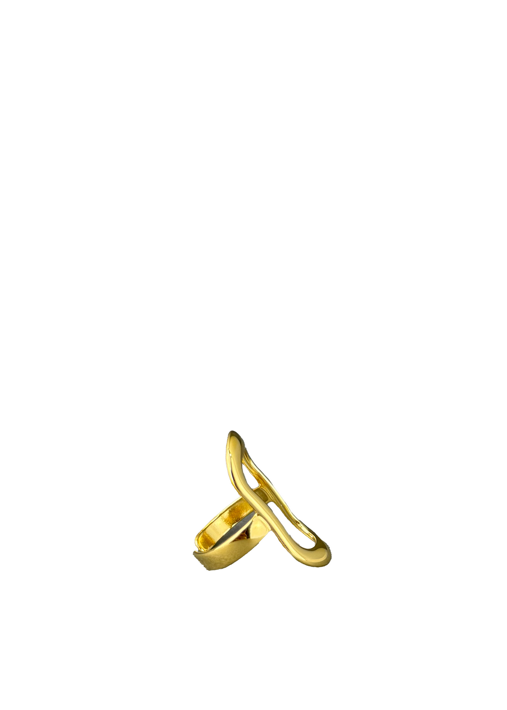 Sculptural Oval Frame Ring