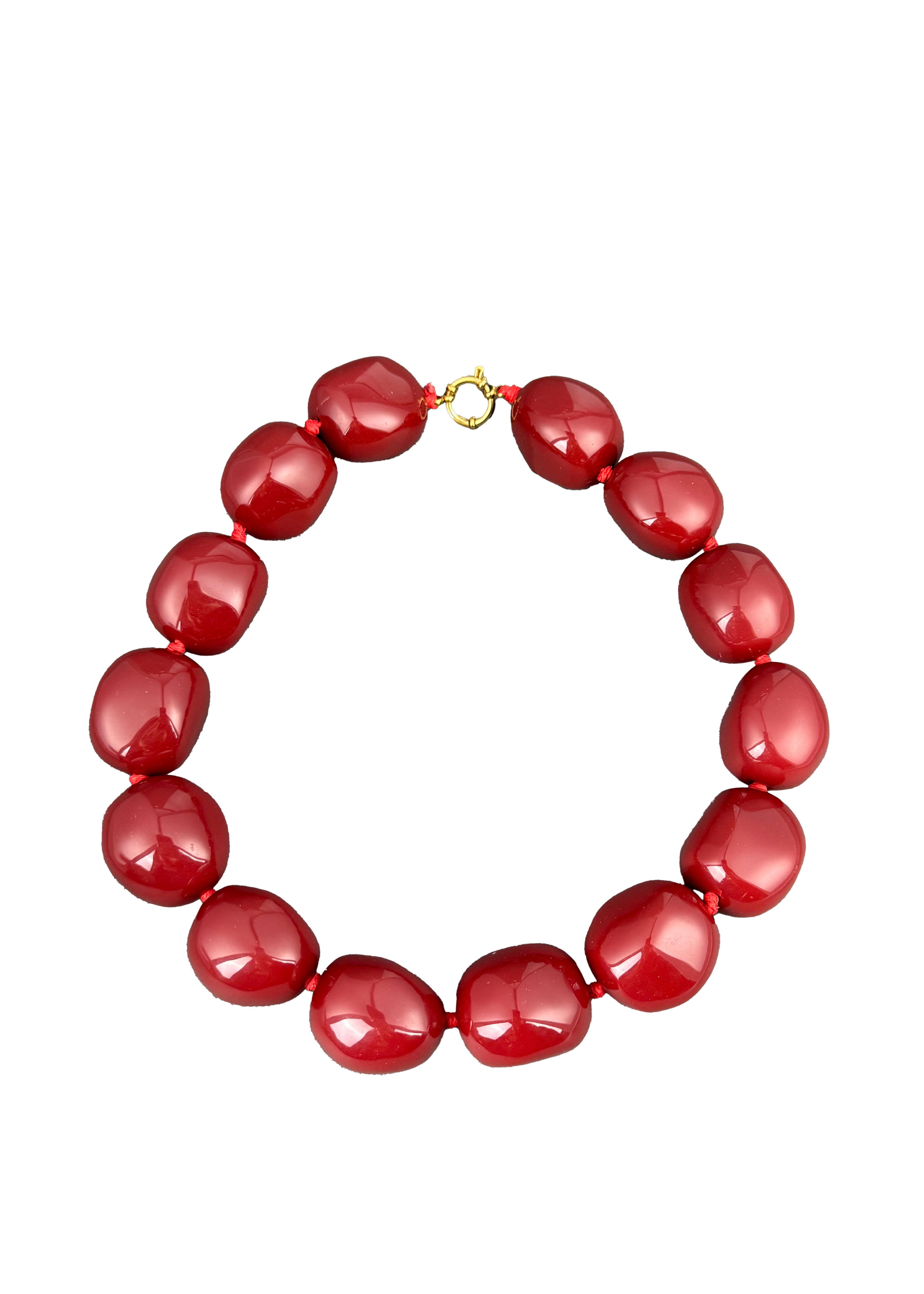 Irregular Beaded Necklace