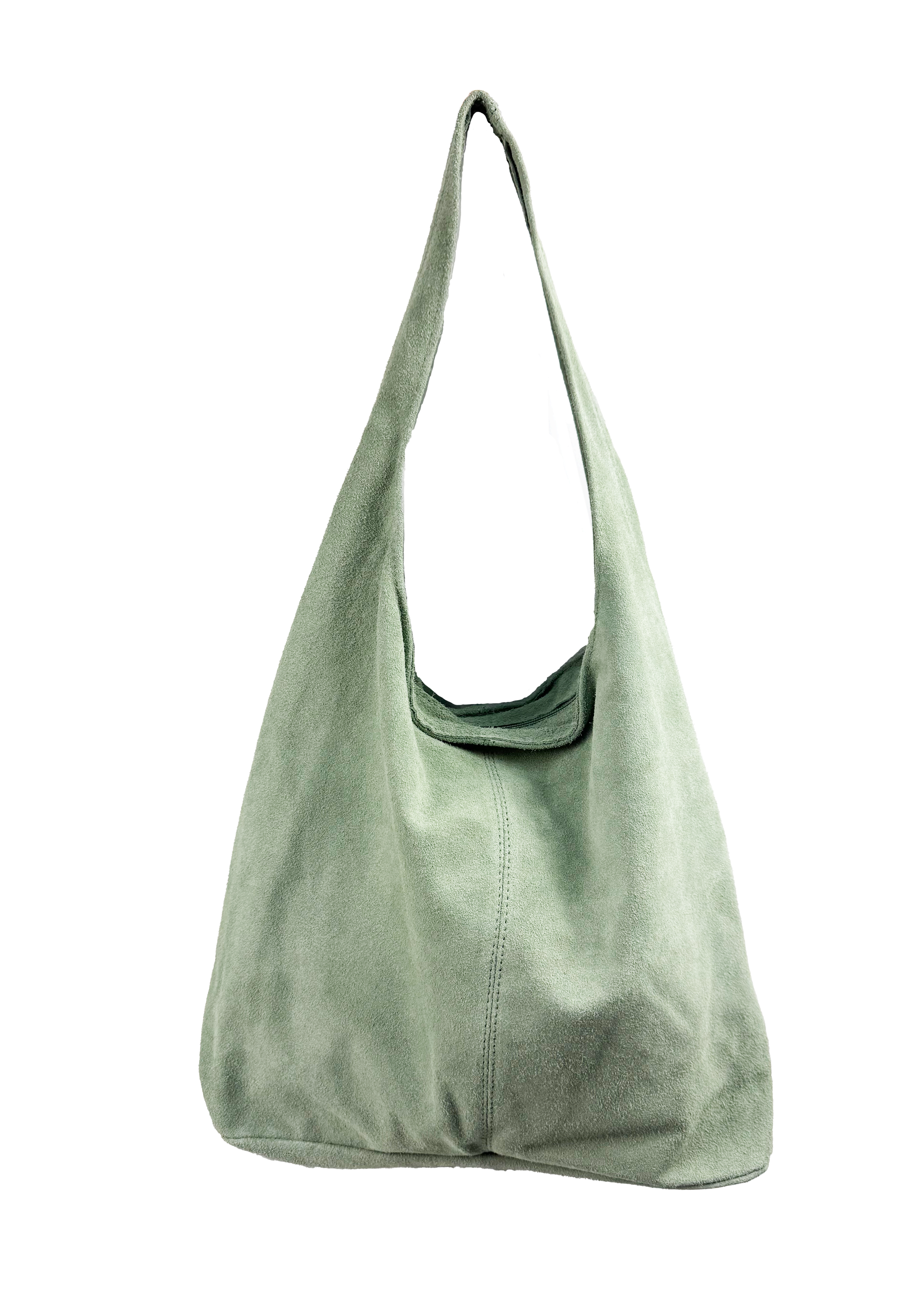Soft Leather Hobo Shoulder Bag