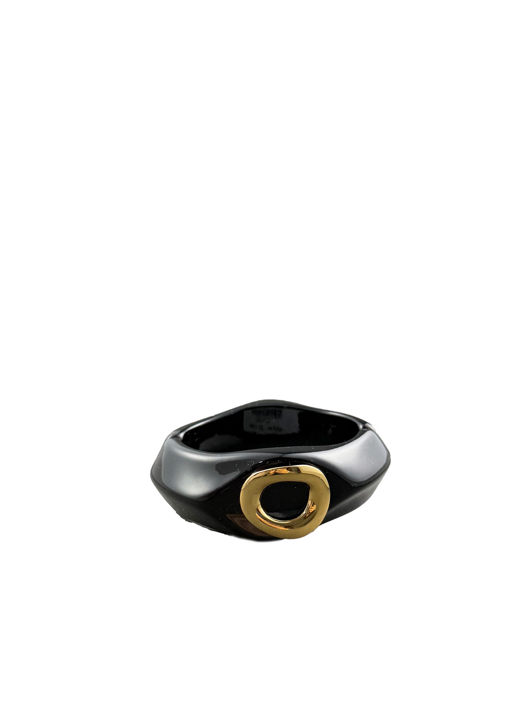 Black Resin Bangle