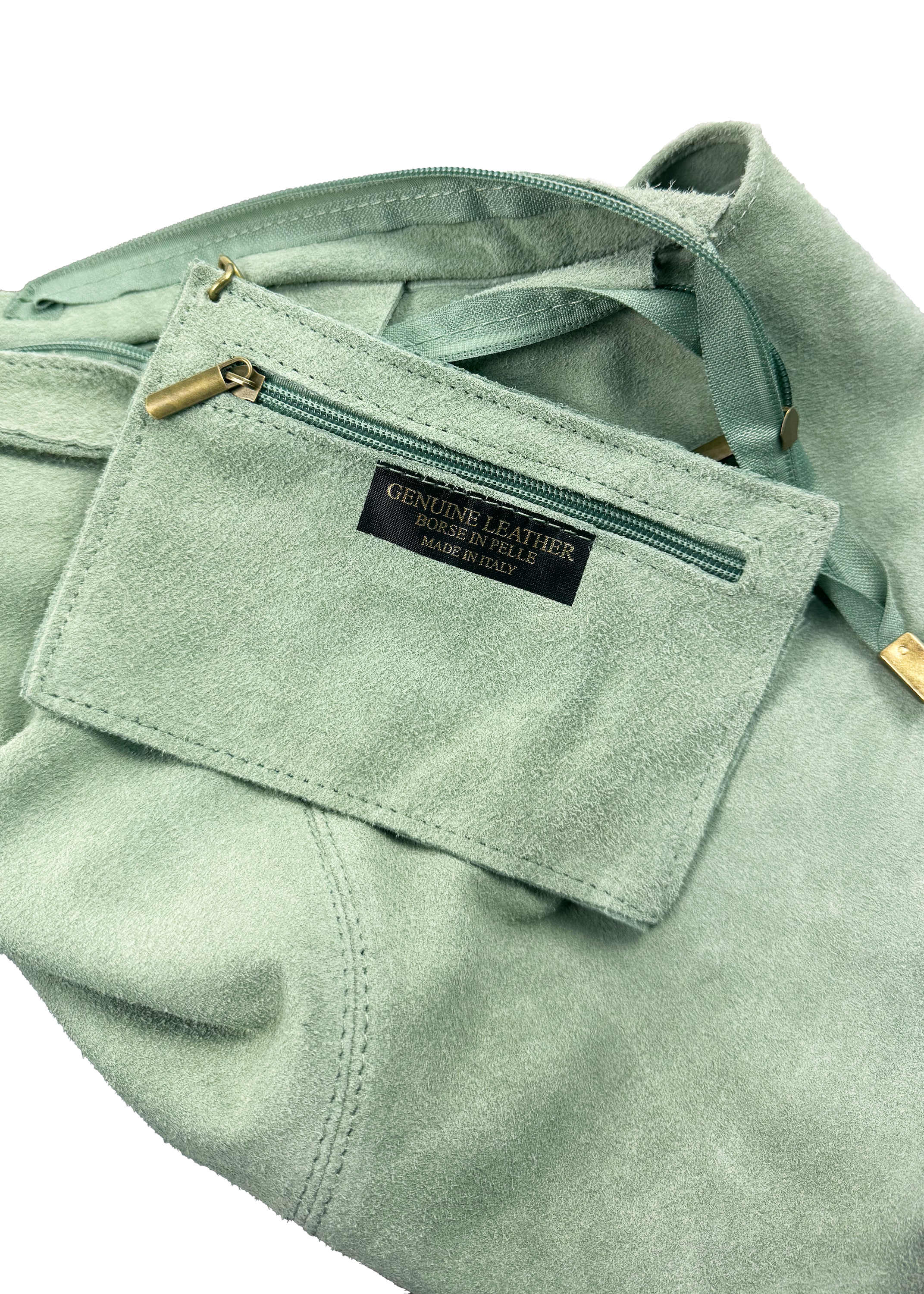 Soft Leather Hobo Shoulder Bag
