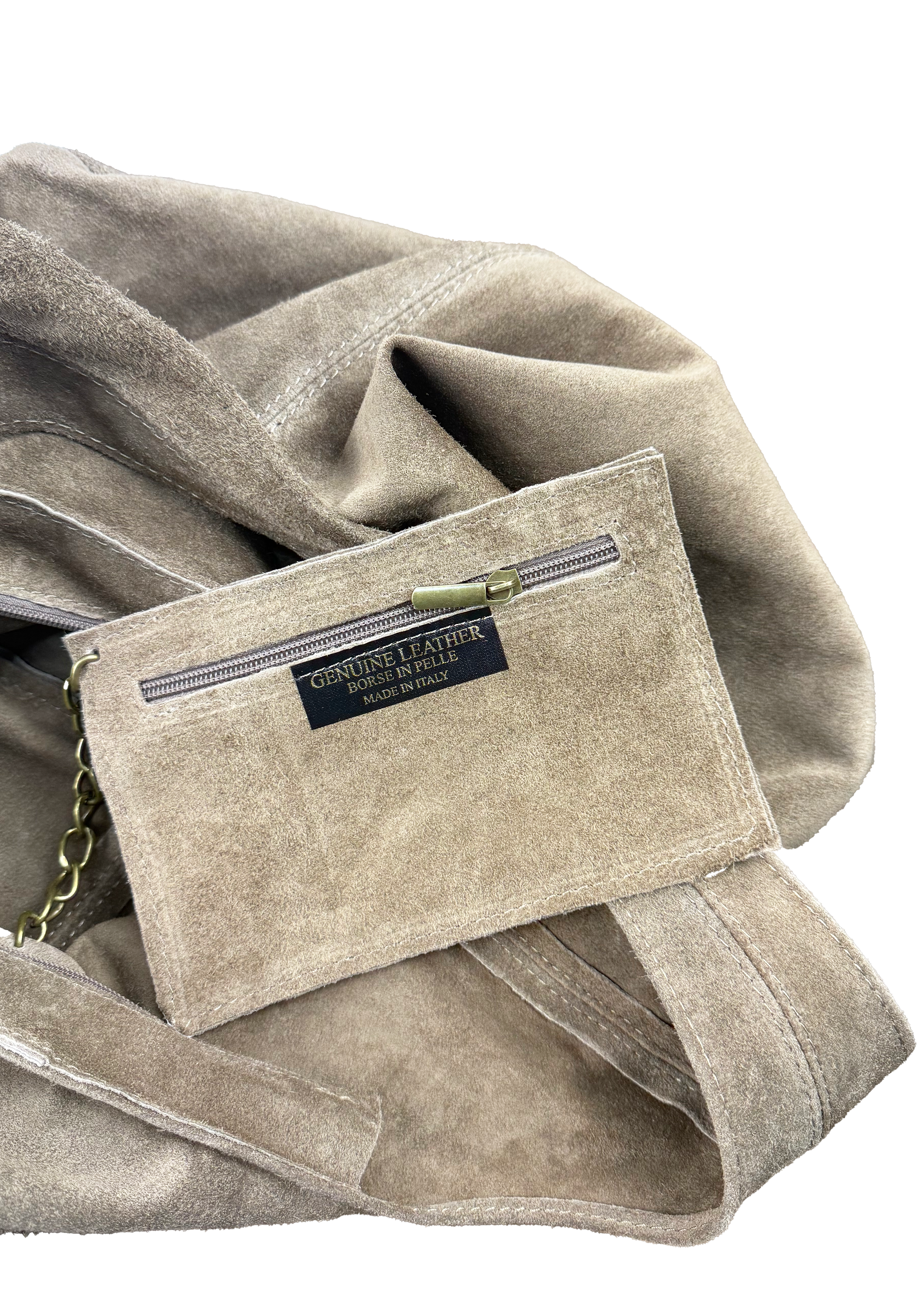 Soft Leather Hobo Shoulder Bag