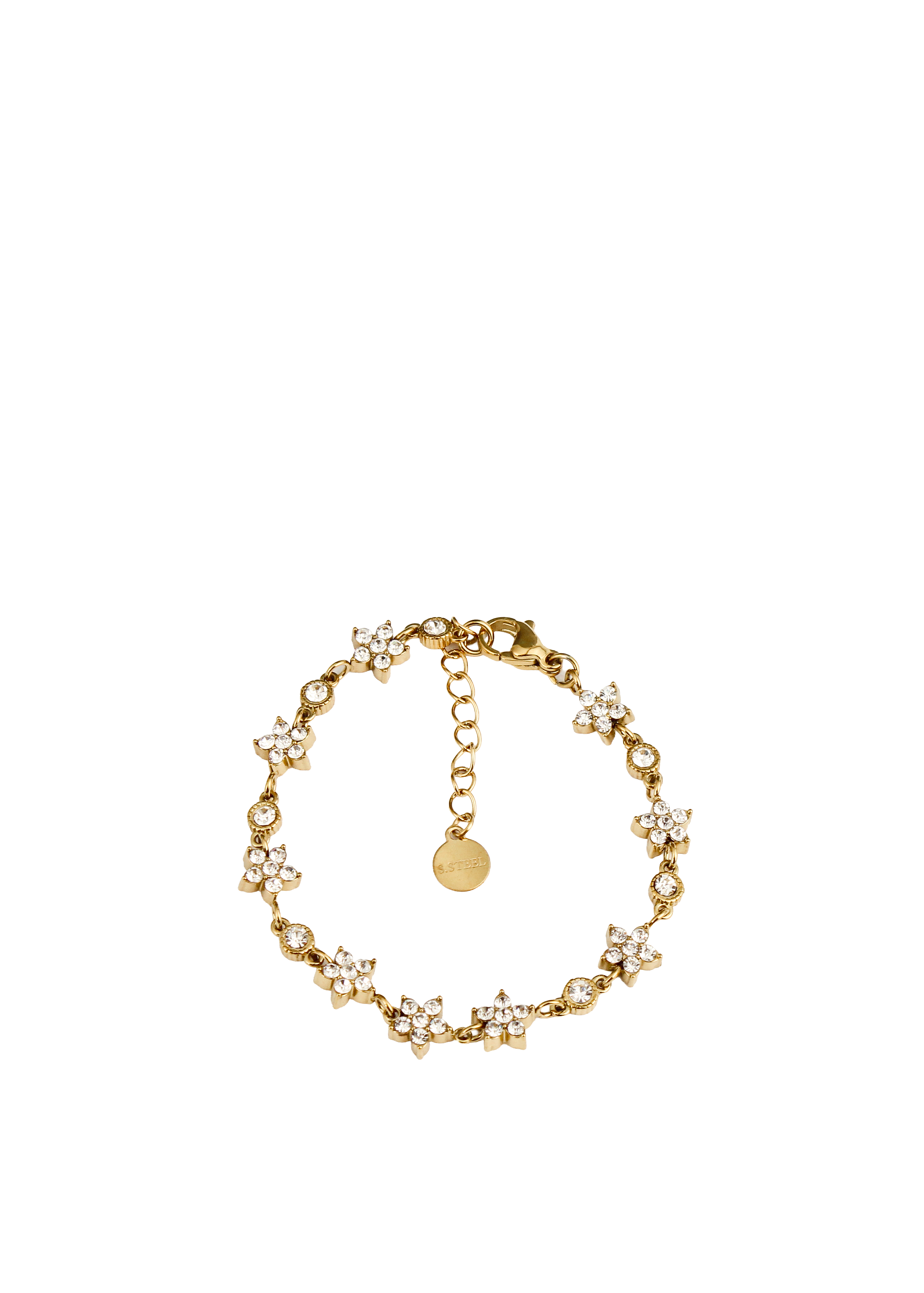 Floral Crystal Bracelet