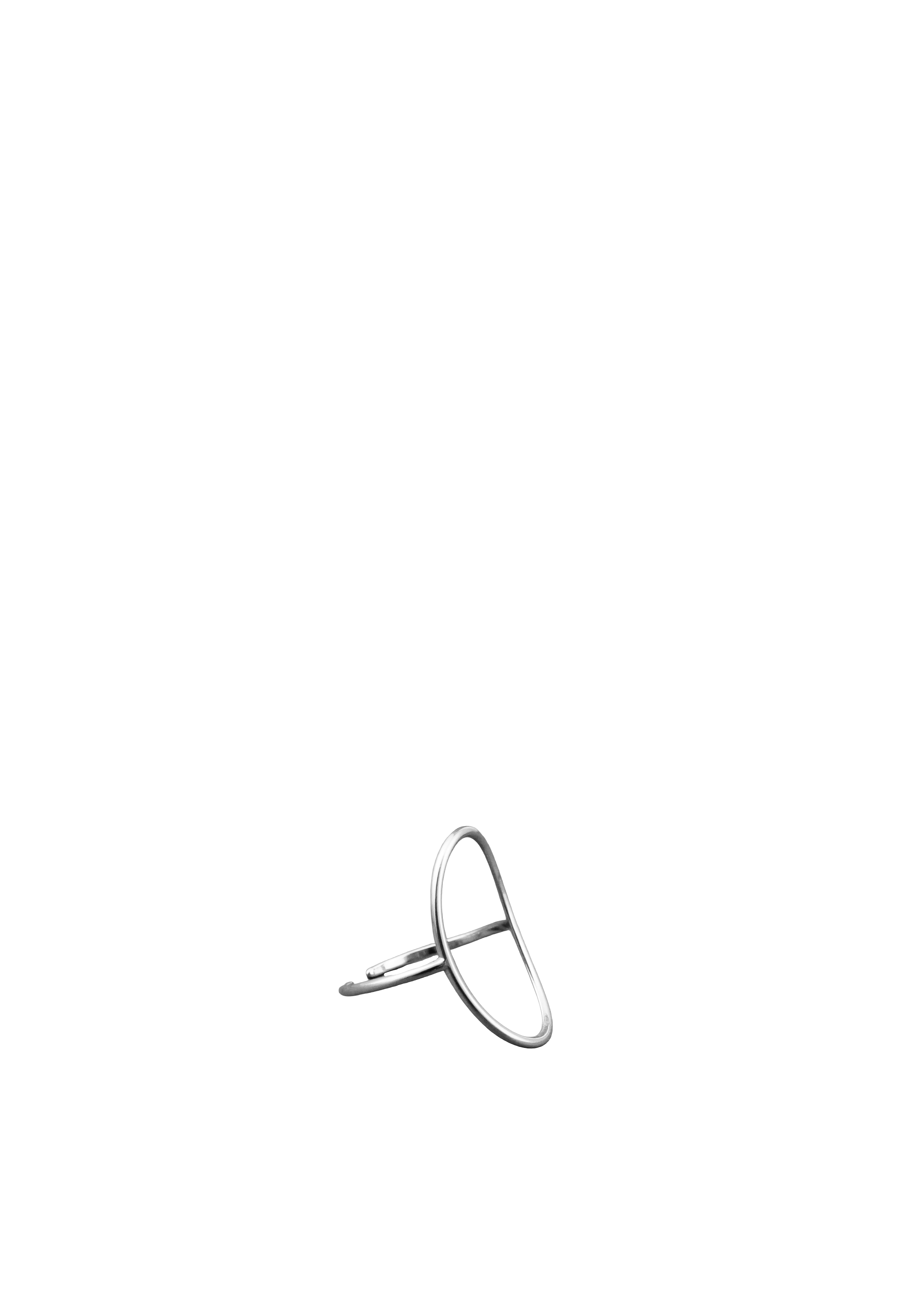 Minimal Open Oval Ring