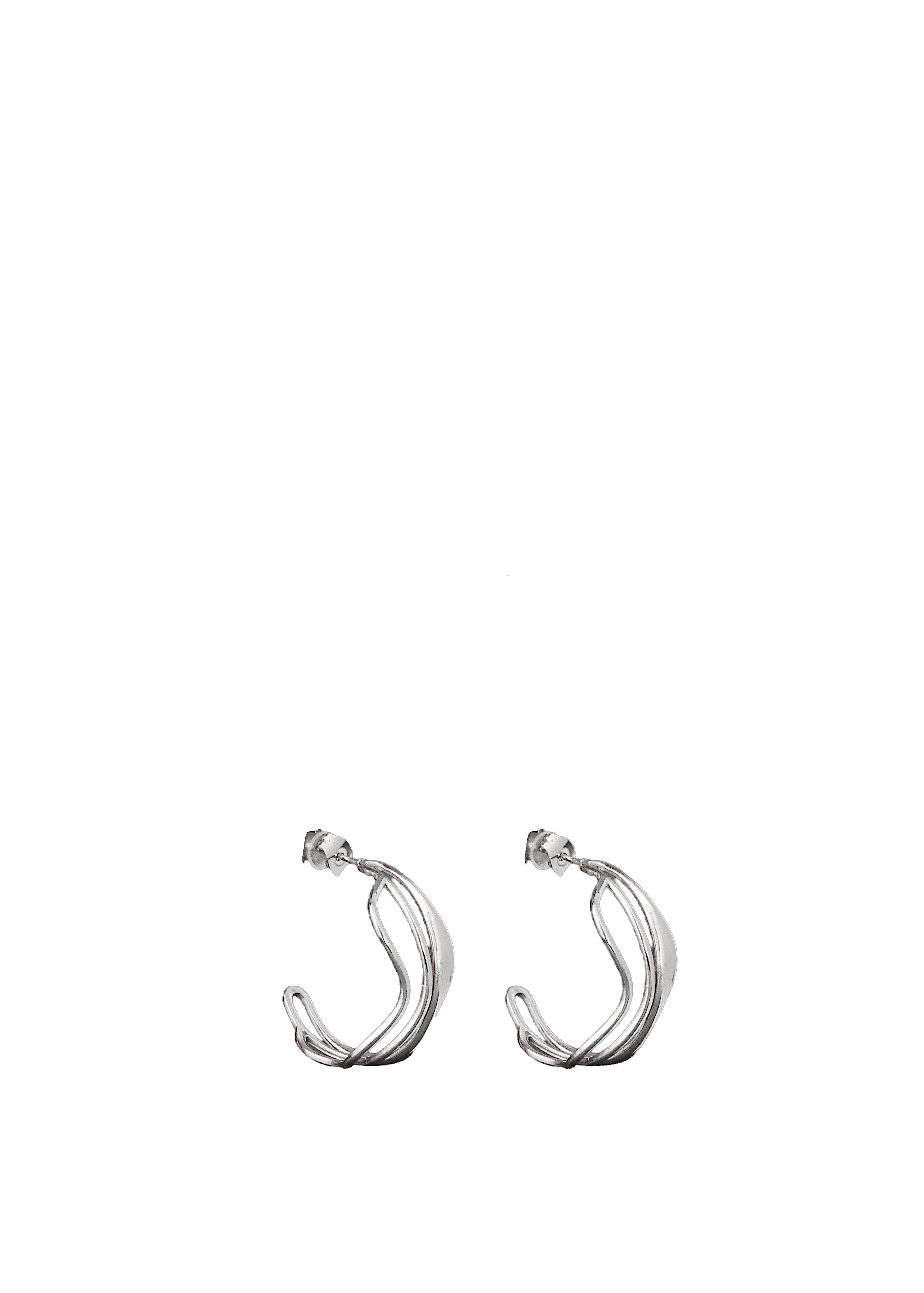 Sculptural Hoop Earrings