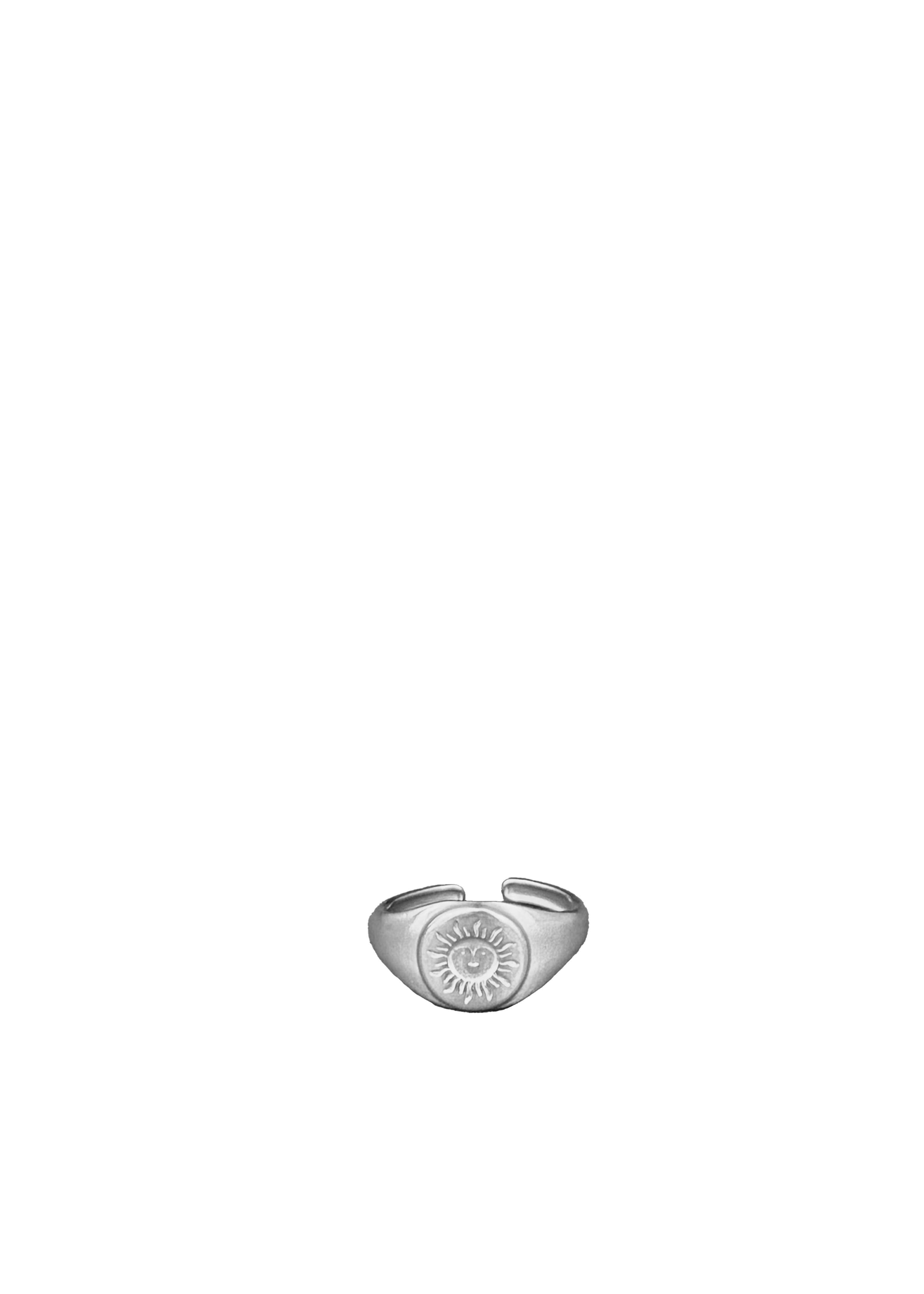 Sun Emblem Signet Ring