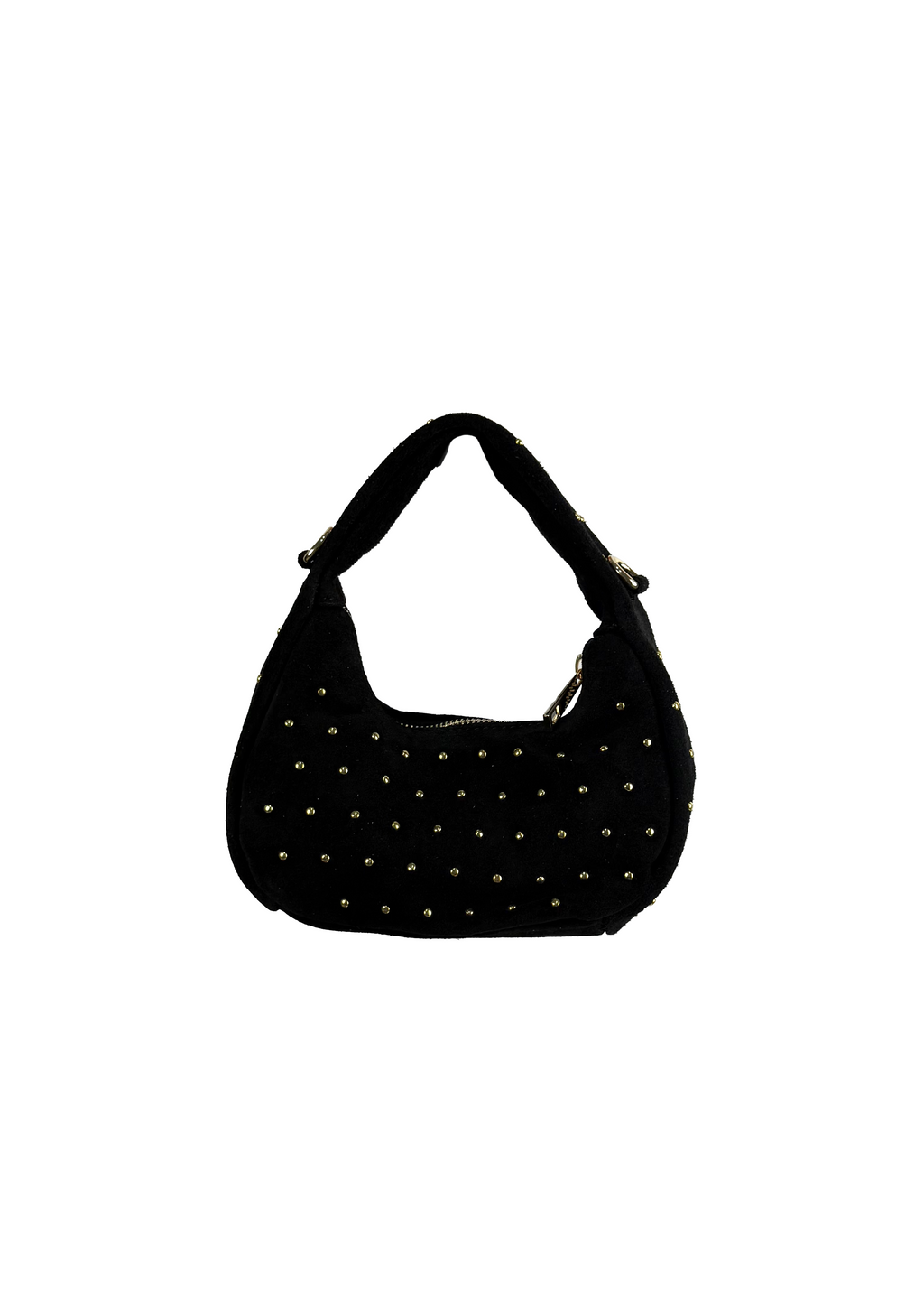 Suede Studded Mini Bag