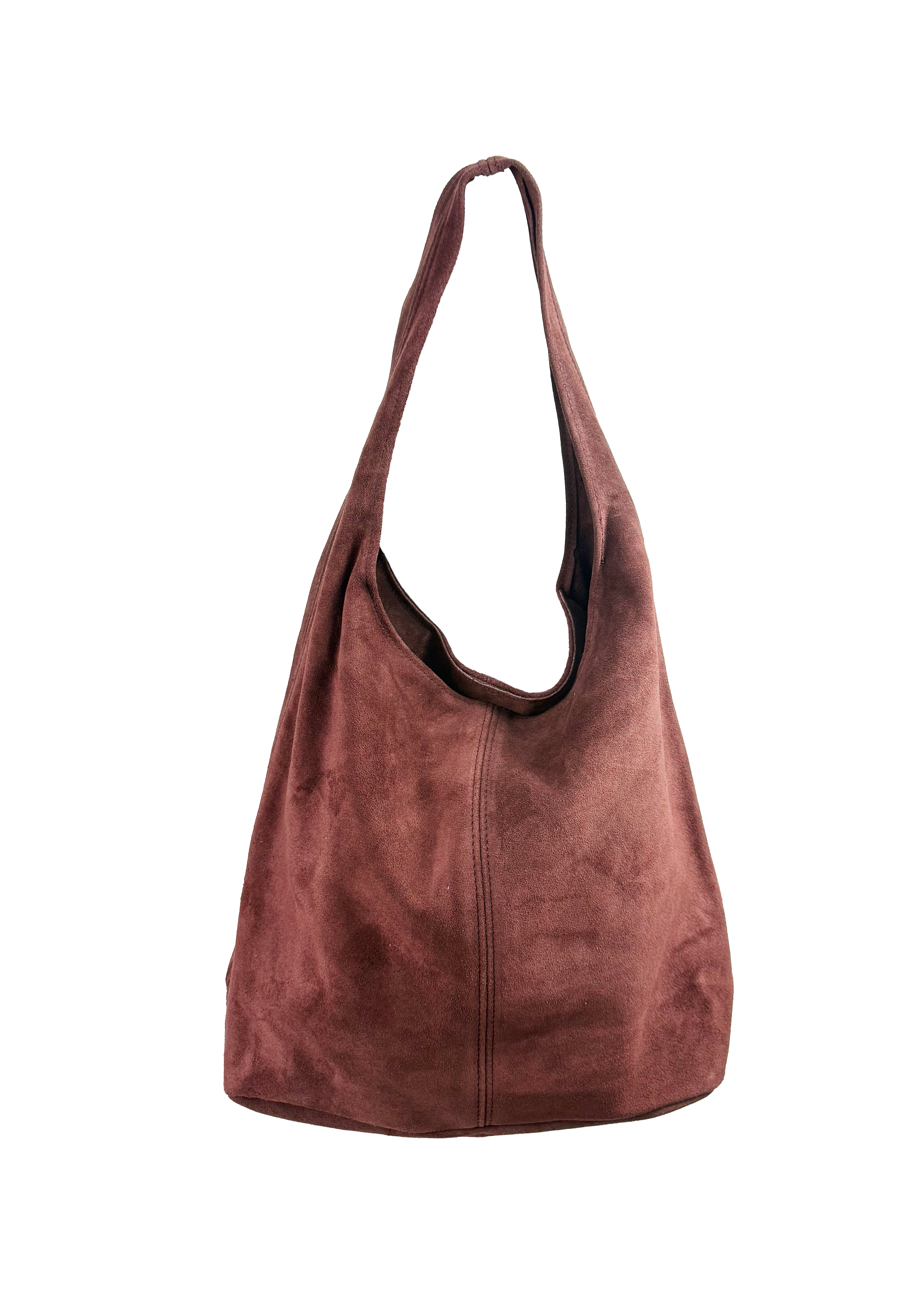 Soft Leather Hobo Shoulder Bag