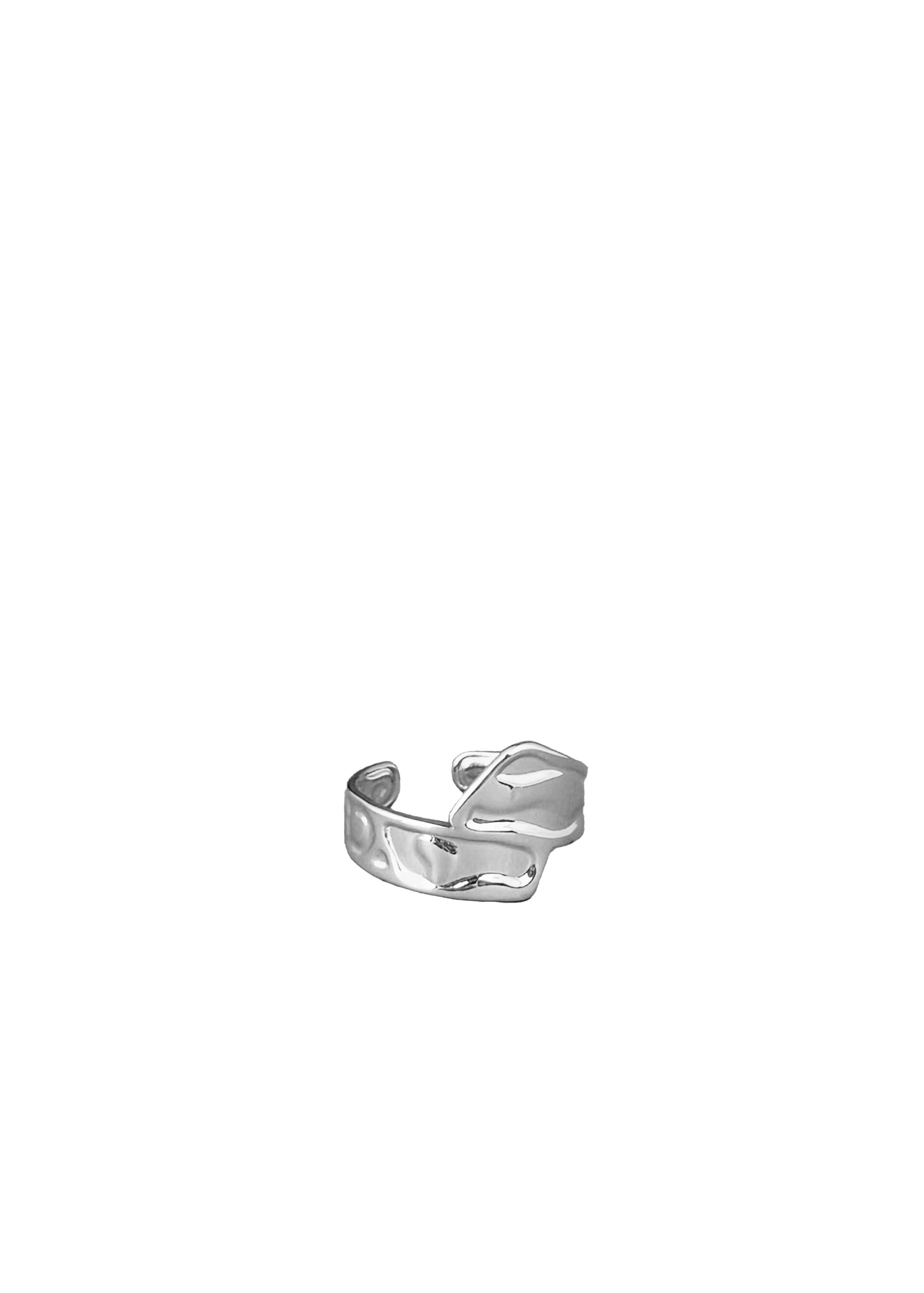 Textured Open Band Ring