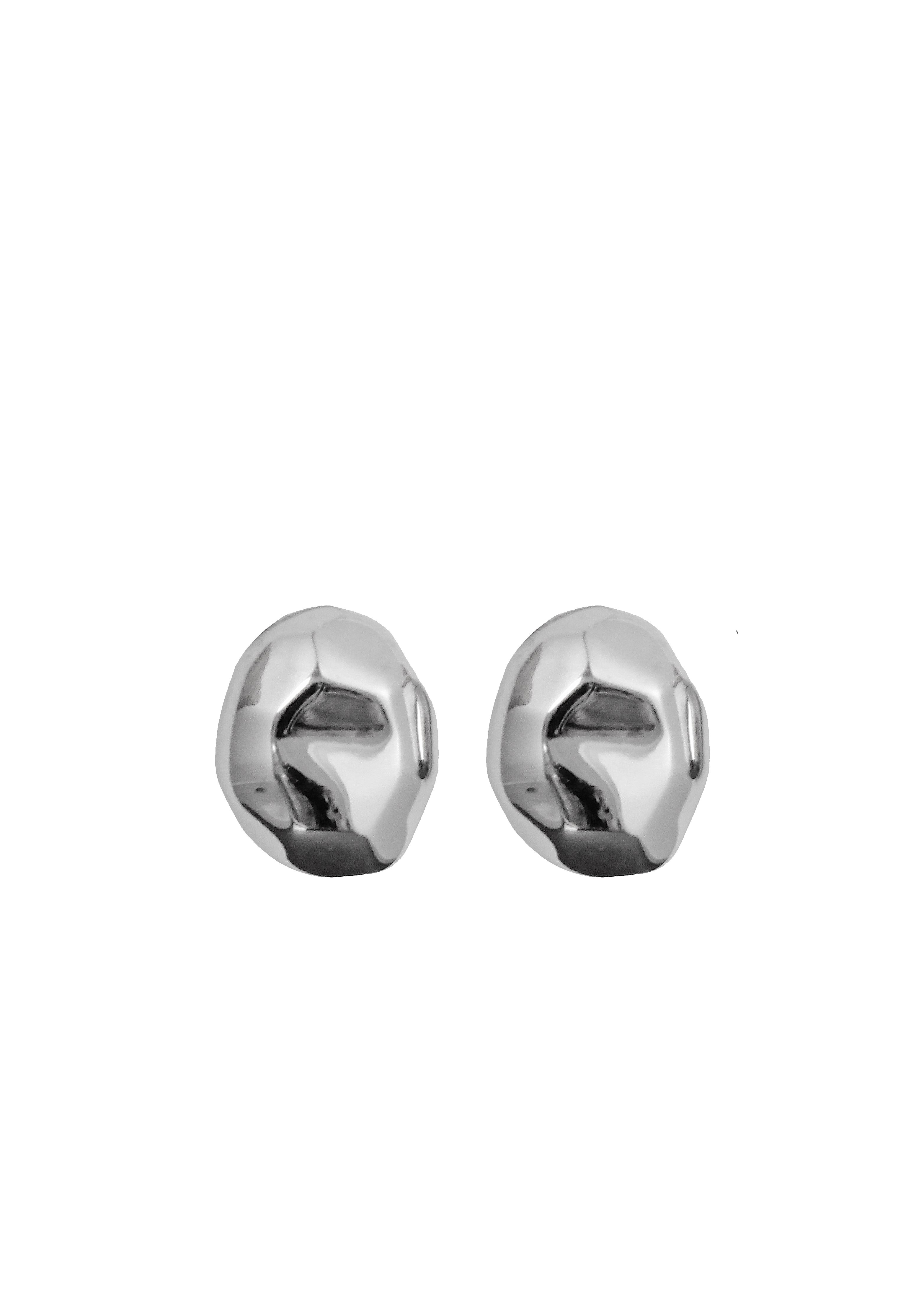 Irregular Metal Stud Earrings