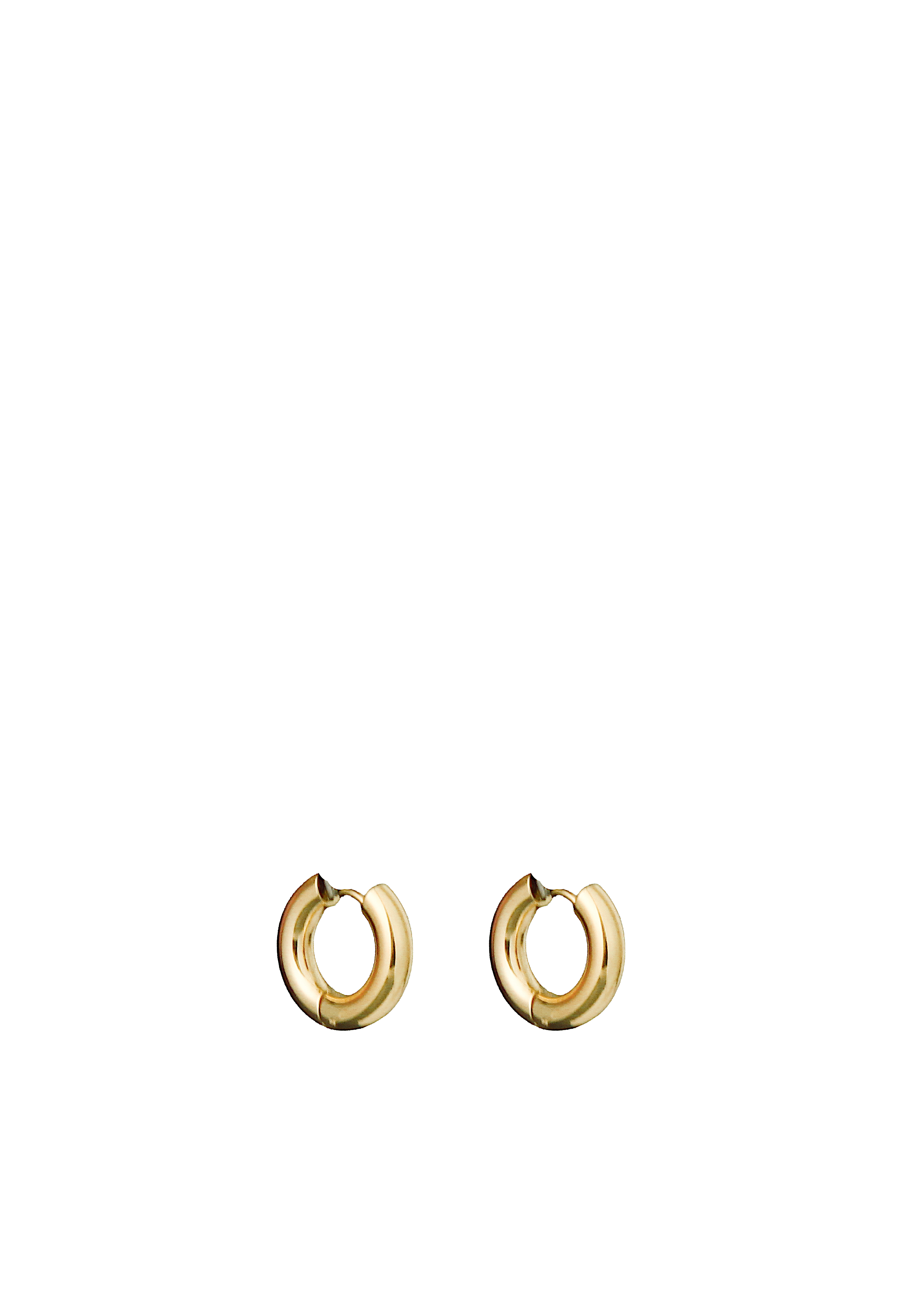 Polished Bold Hoop Earrings