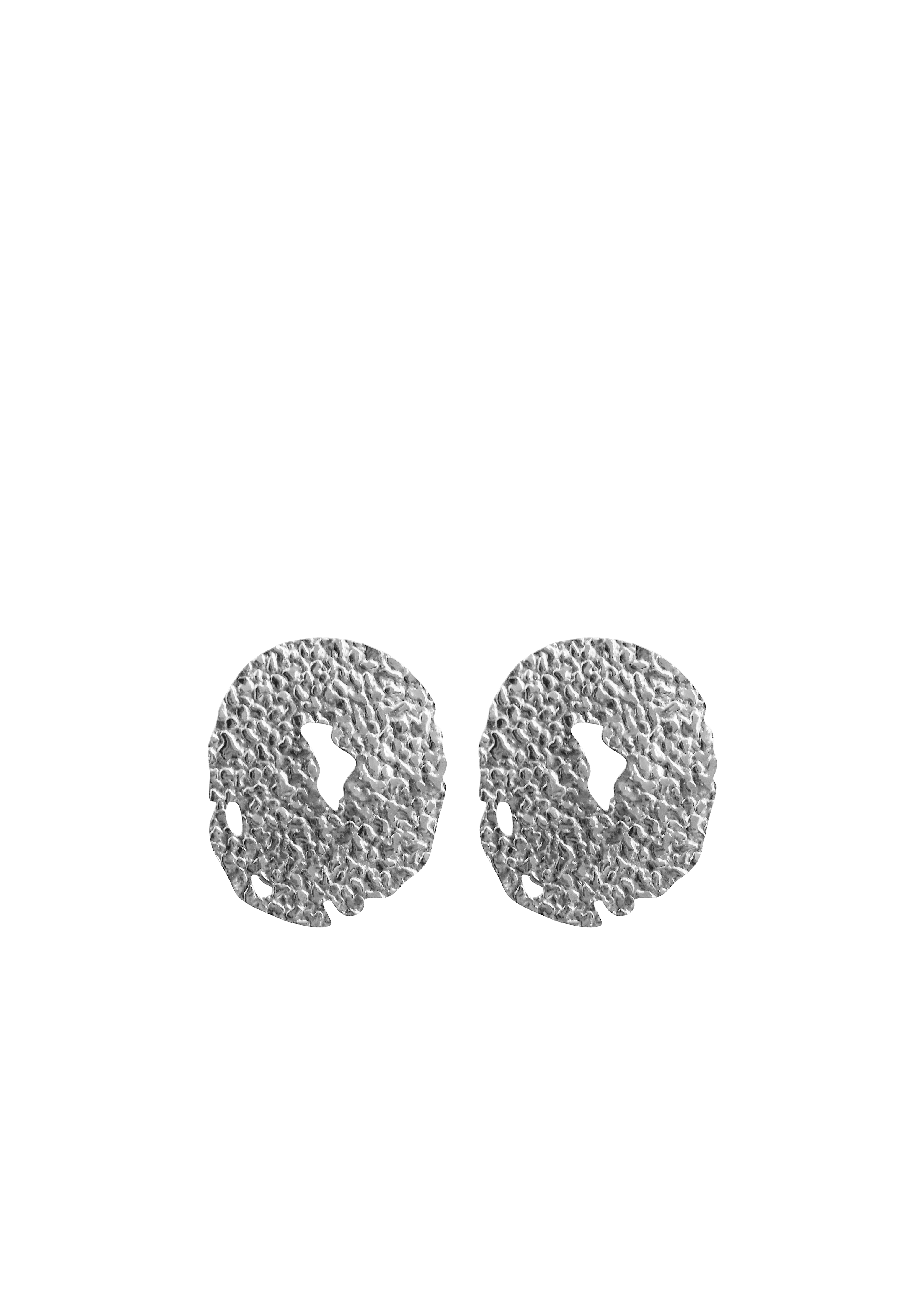Textured Organic Stud Earrings