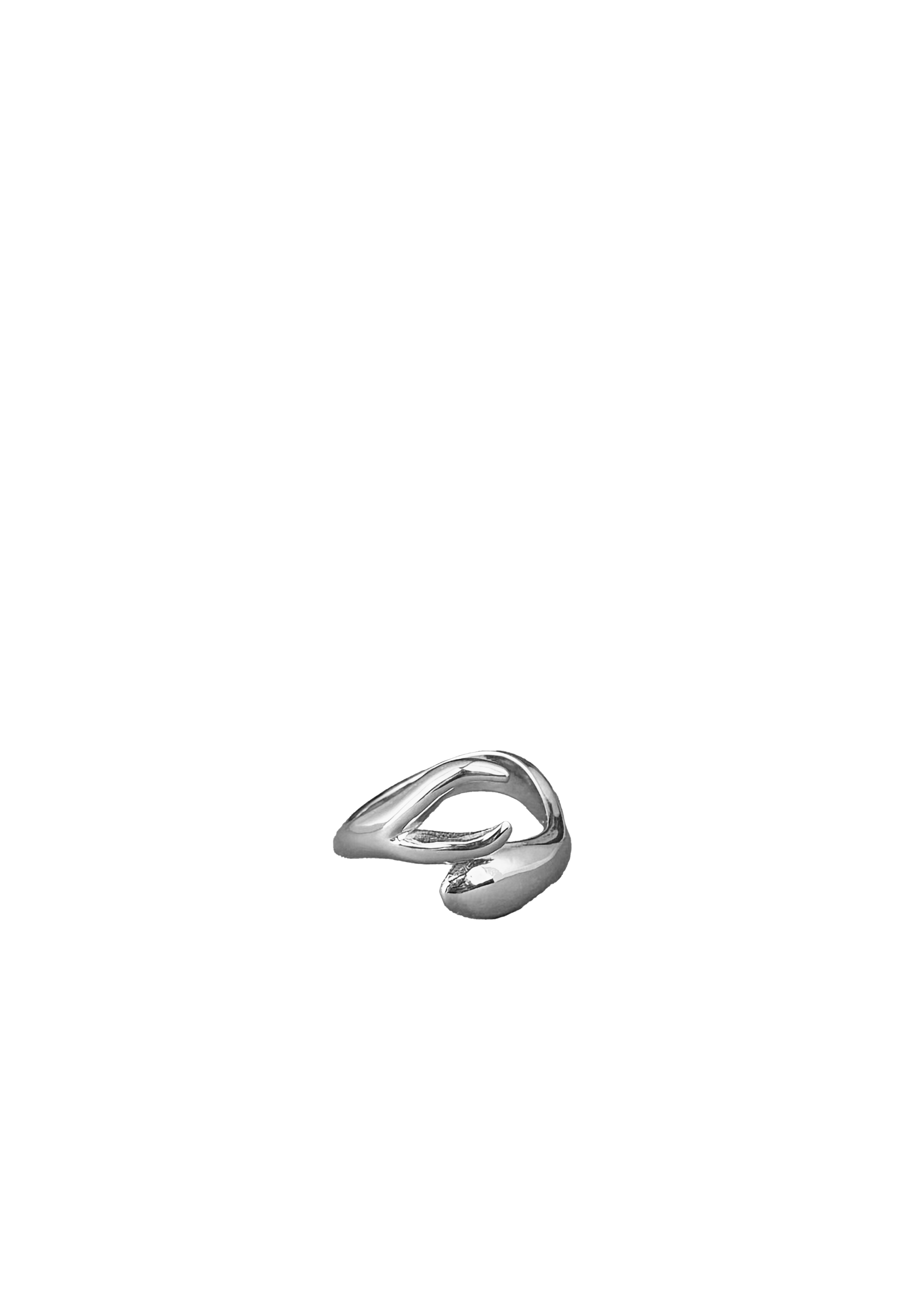 Organic Open Curve Ring