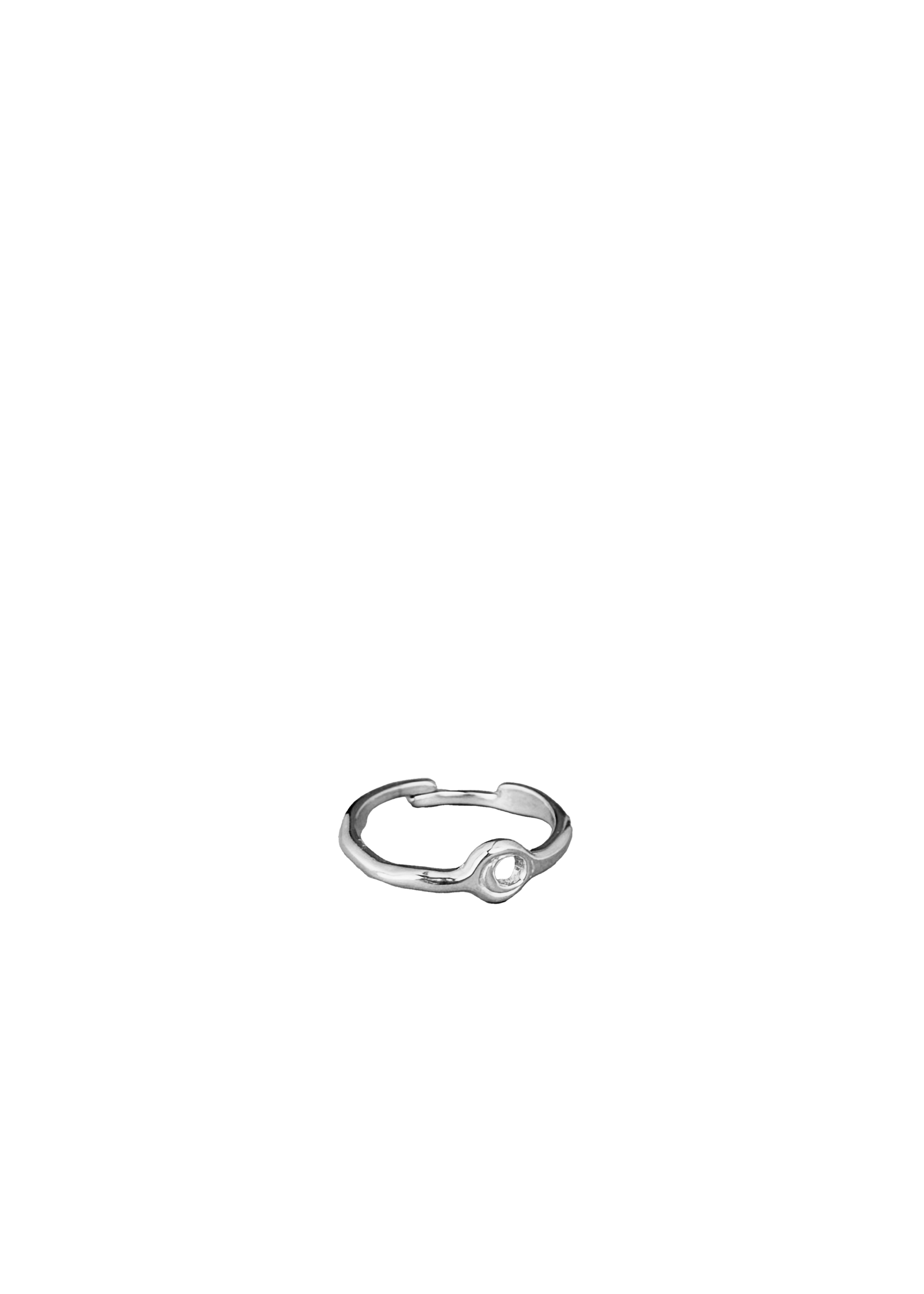 Minimal Open Circle Ring