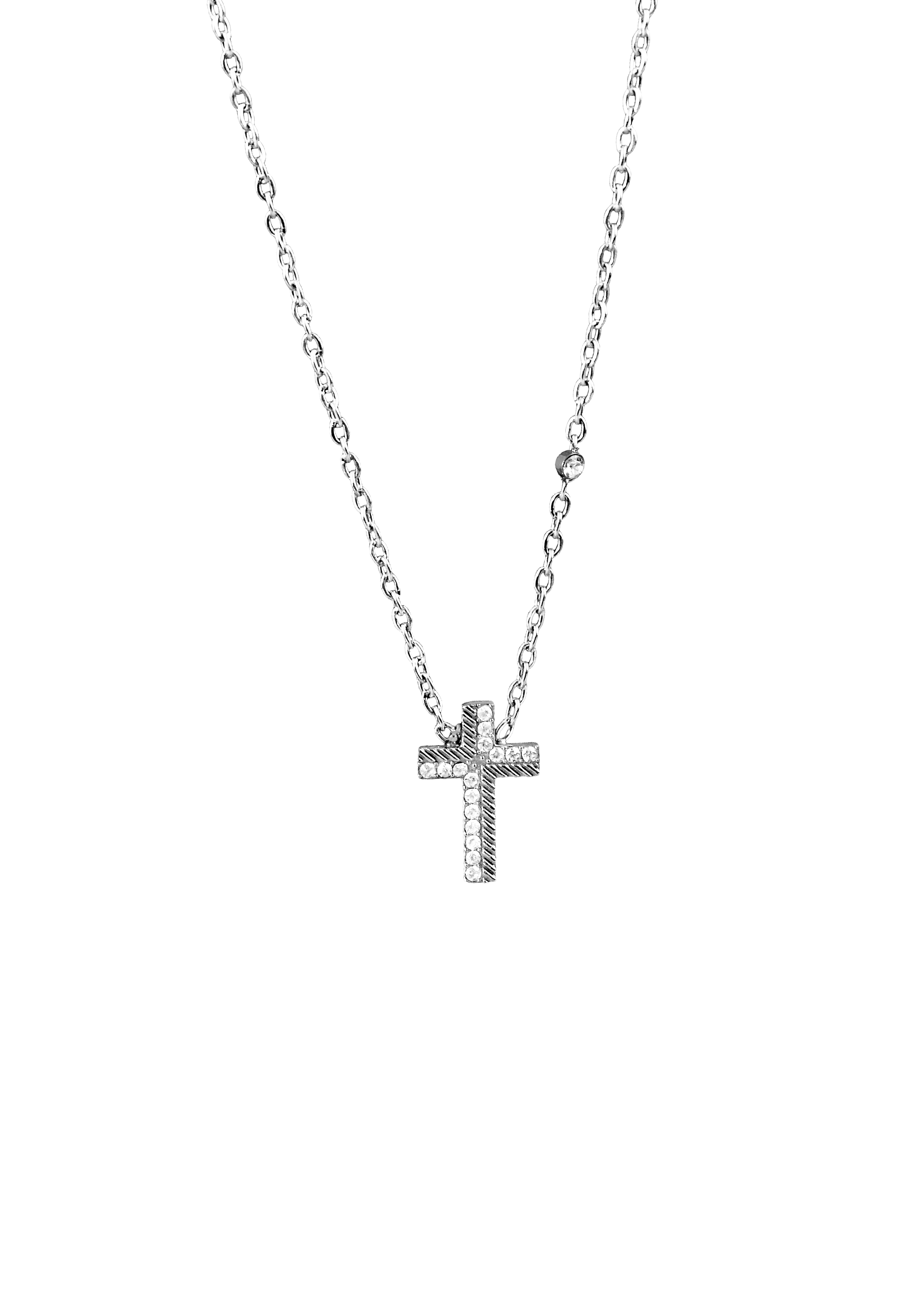 Crystal Cross Necklace