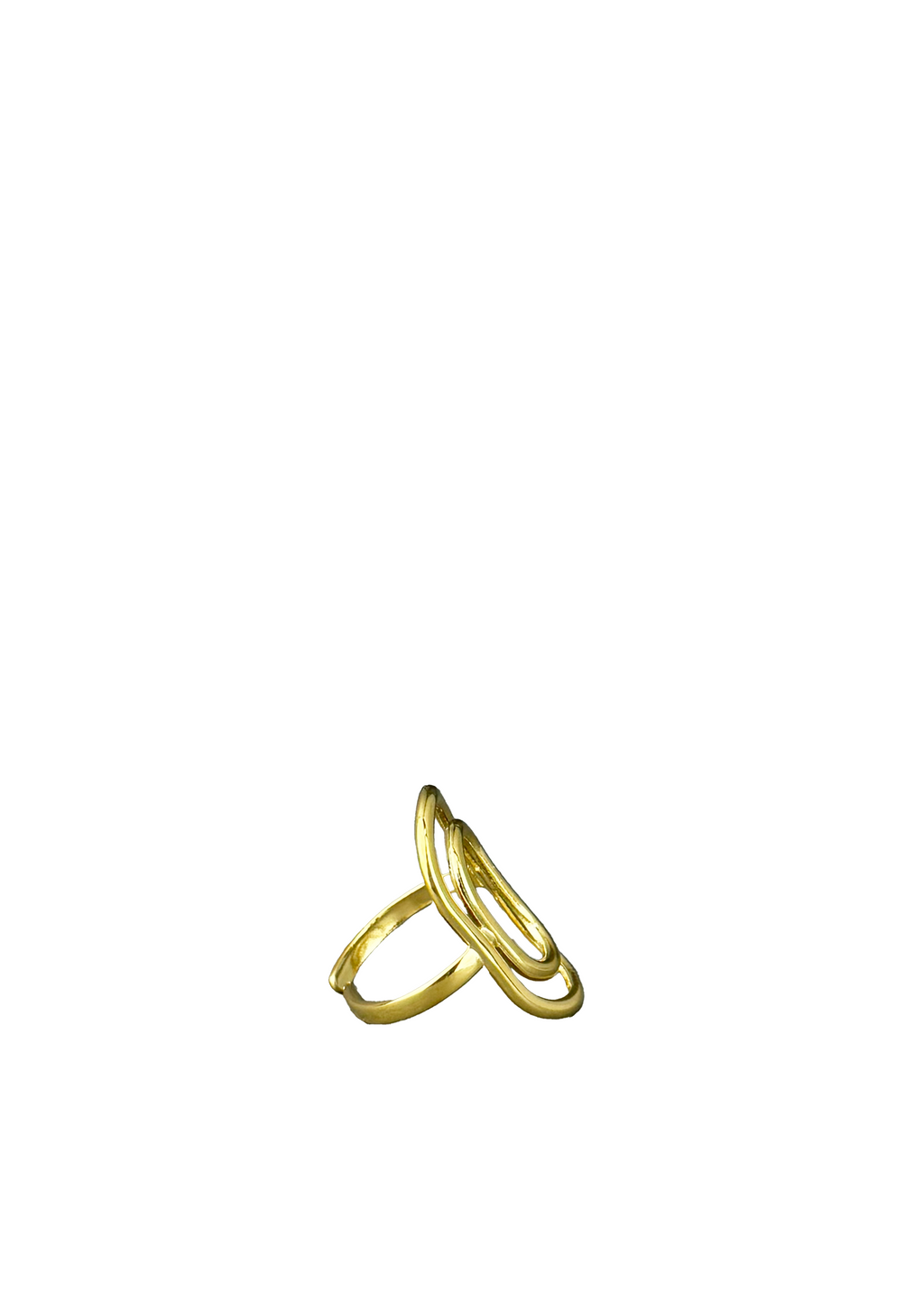Double Oval Sculptural Ring