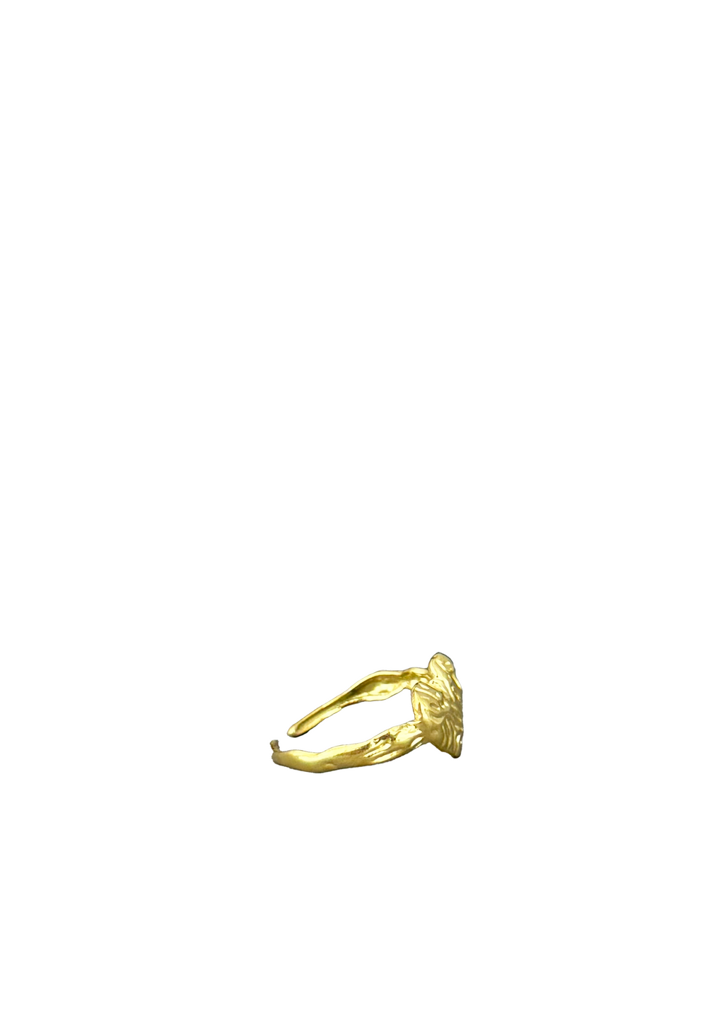 Textured Heart Ring
