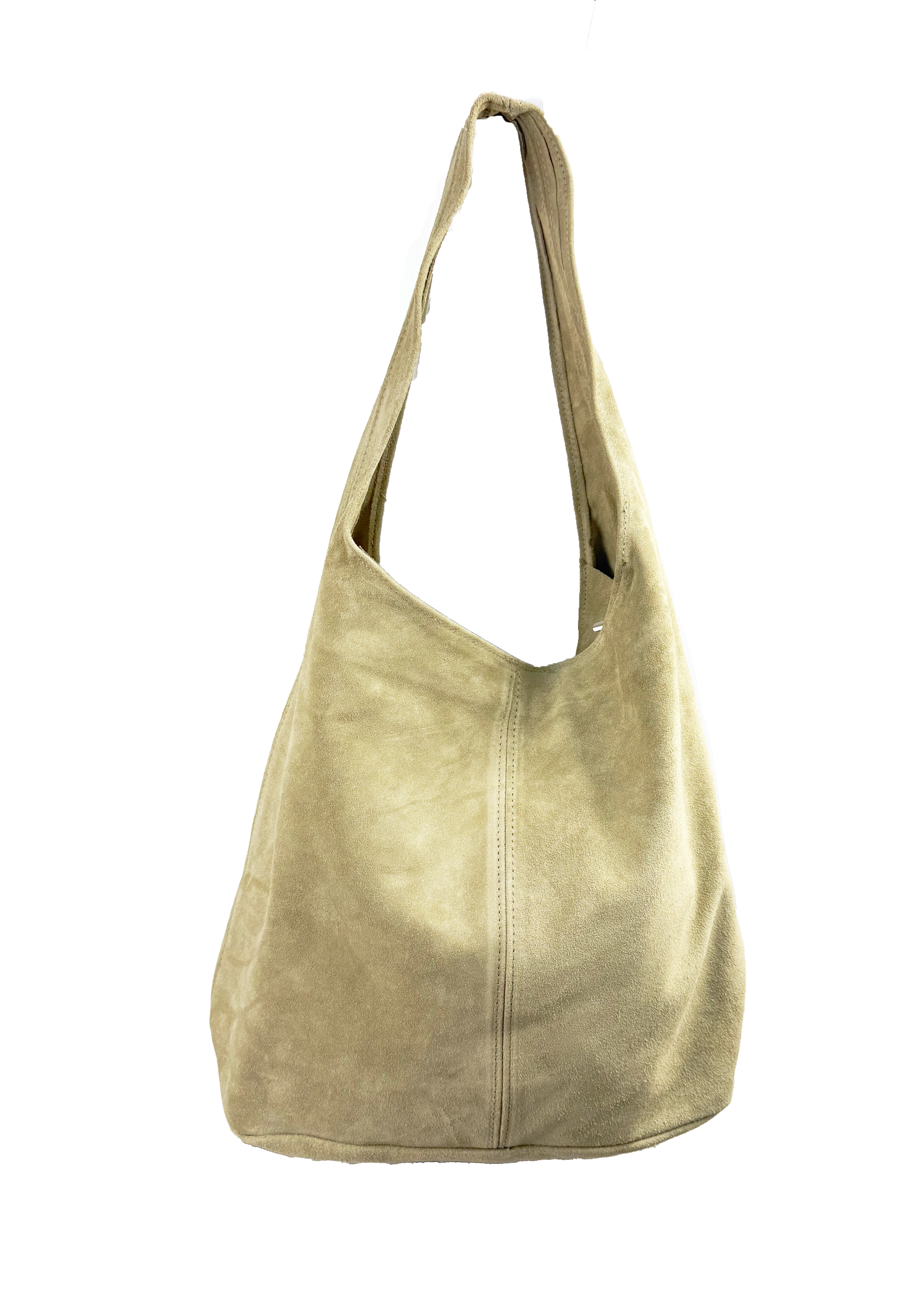 Soft Leather Hobo Shoulder Bag