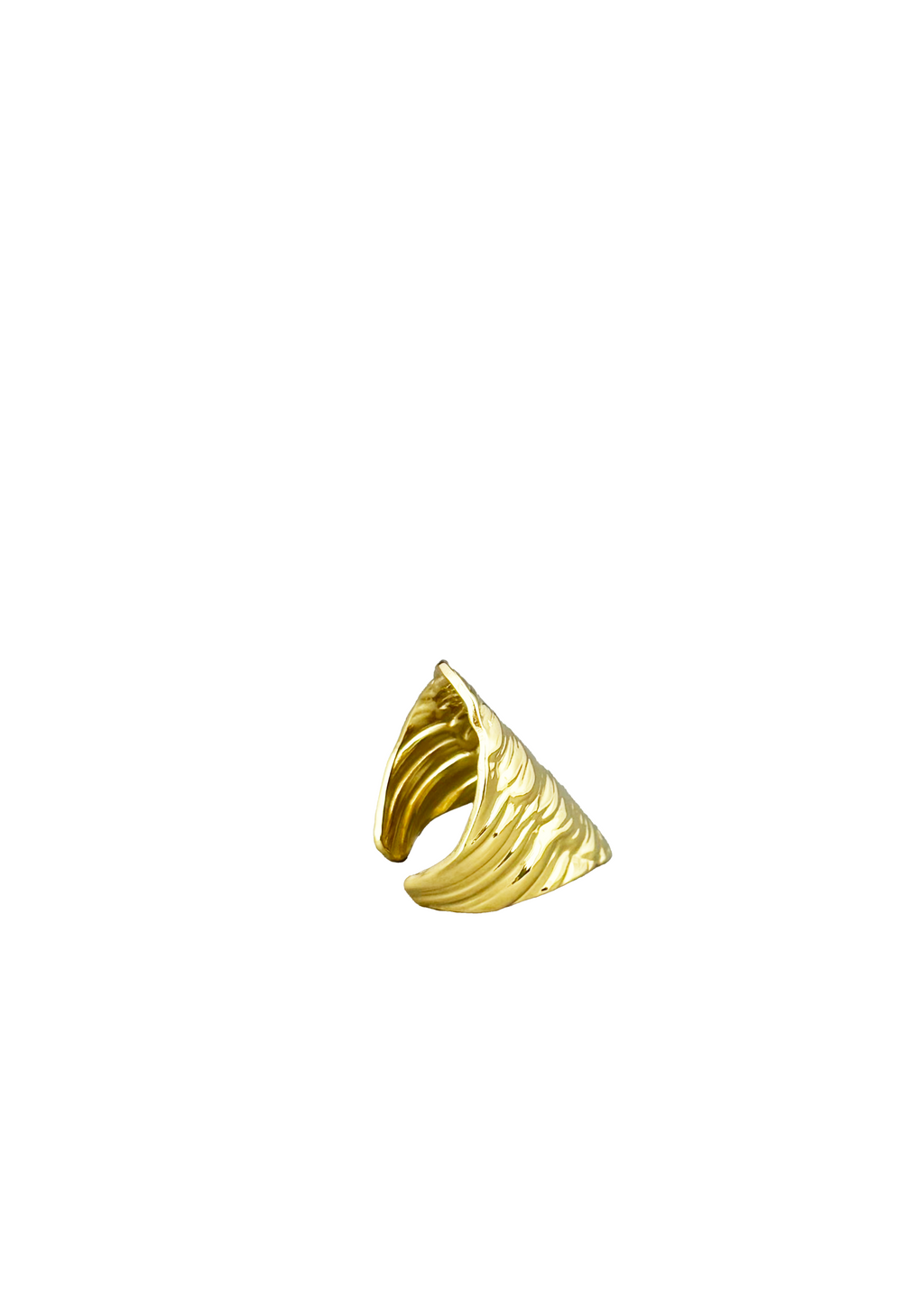 Textured Wide Band Ring