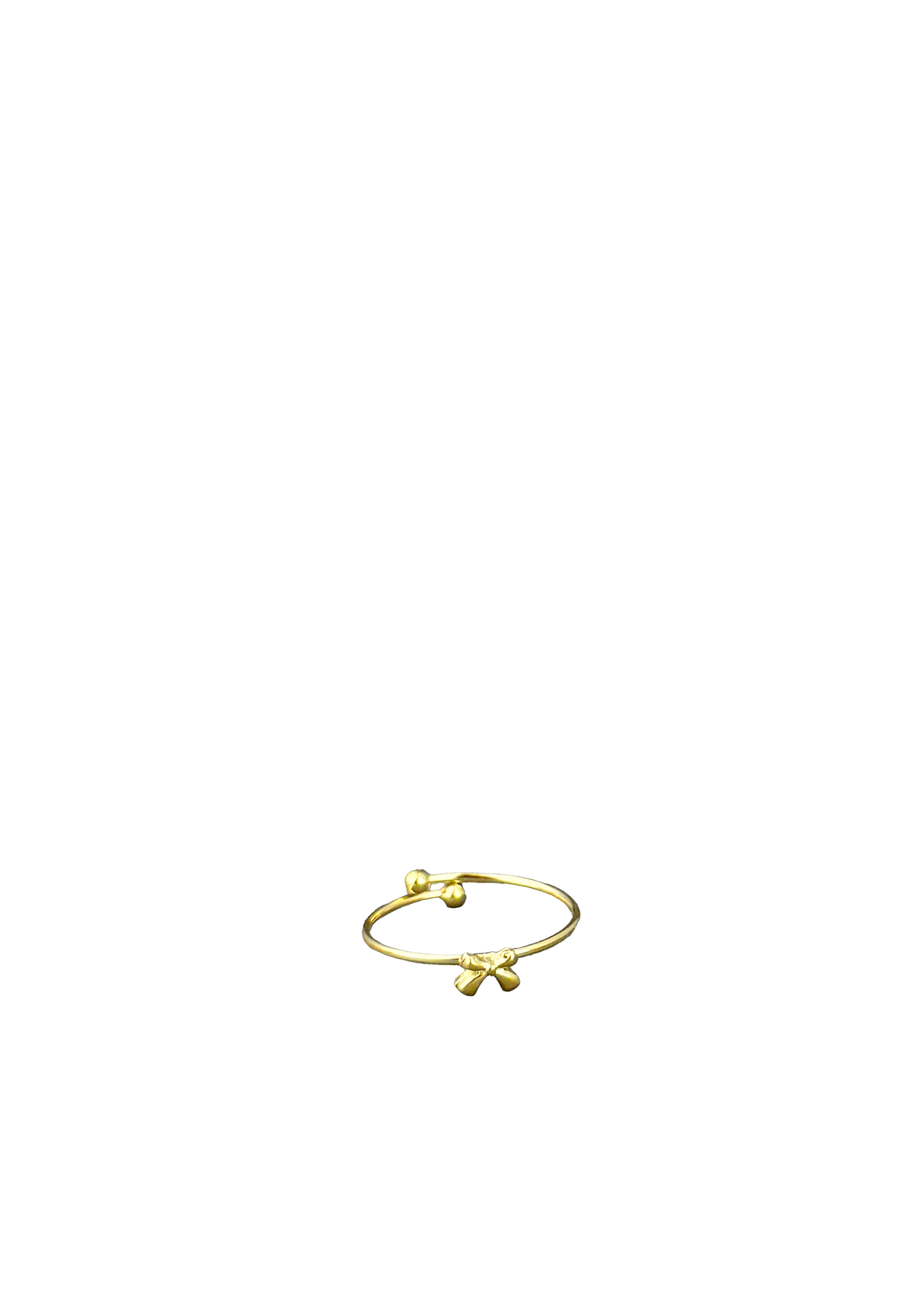 Minimal Bow Adjustable Ring