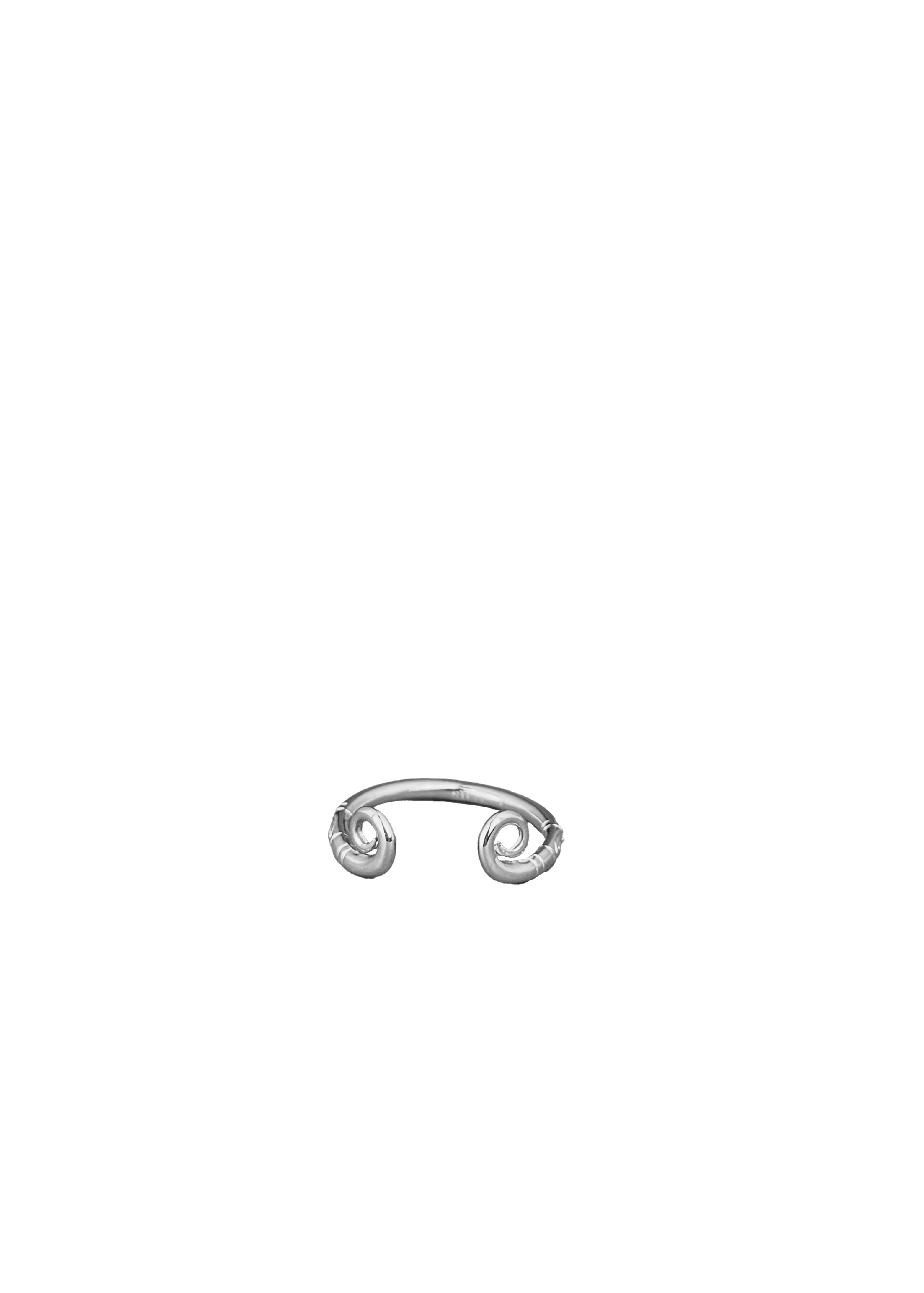 Double Curve Open Ring