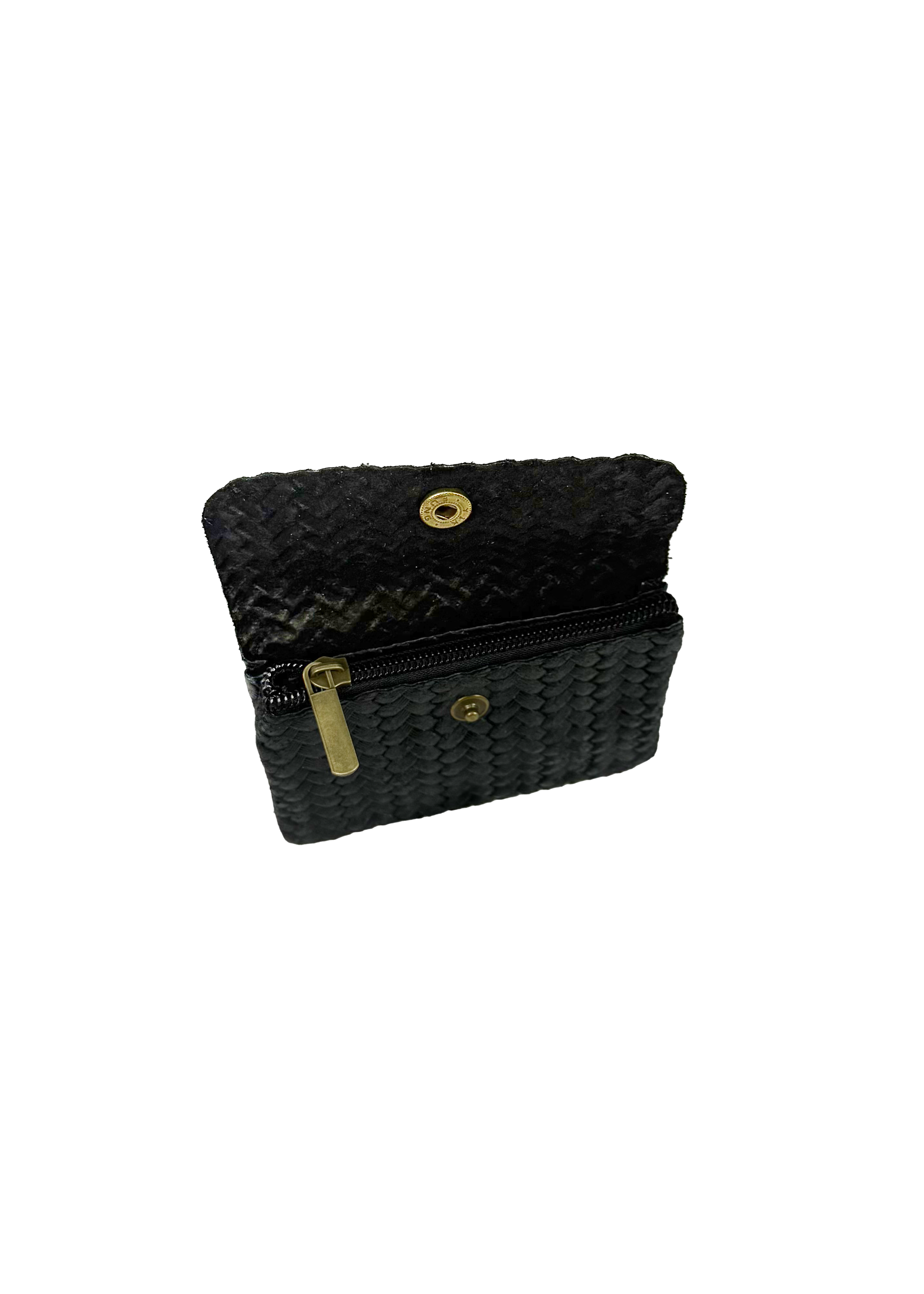 Wallet with Woven Texture