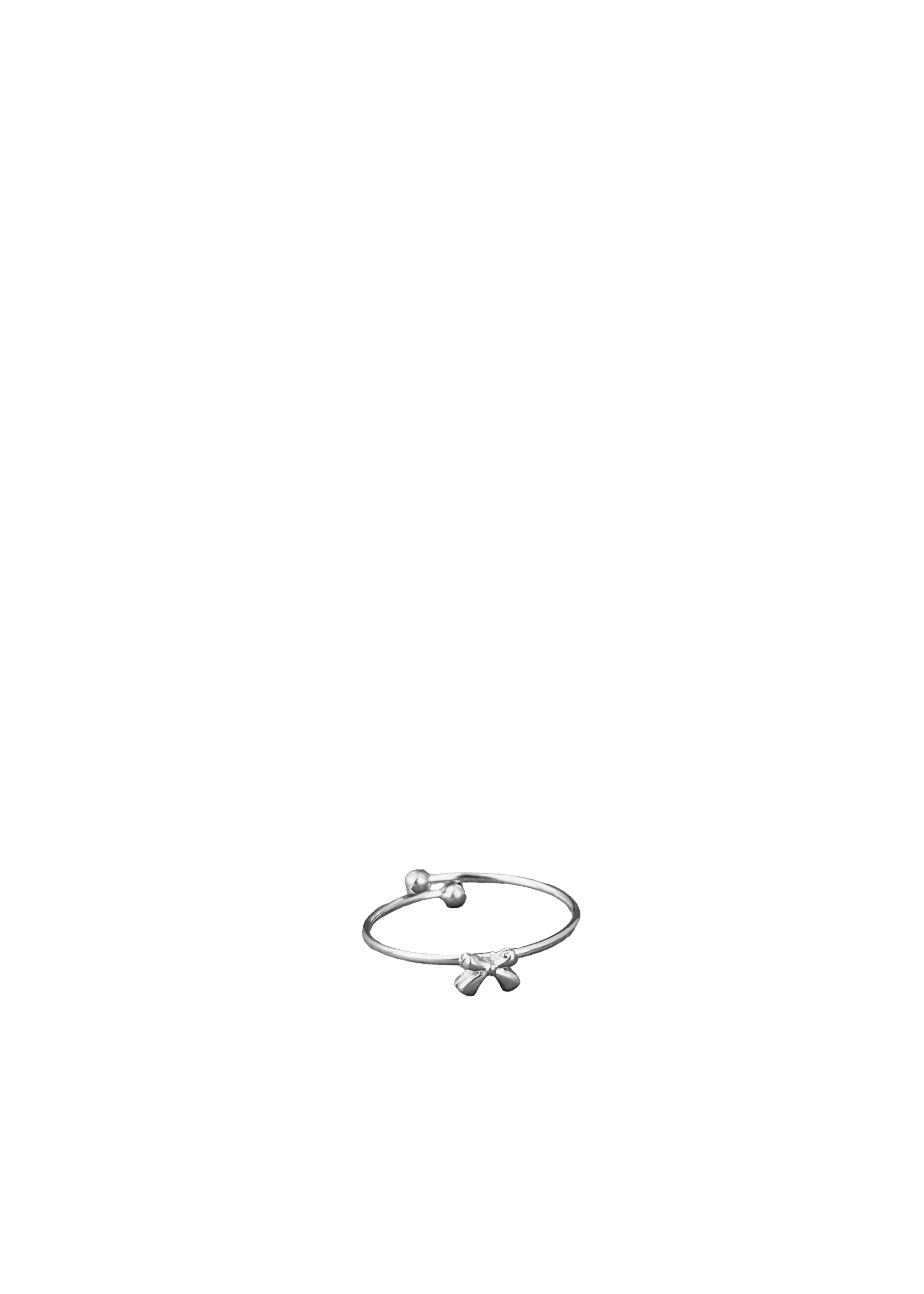 Minimal Bow Adjustable Ring
