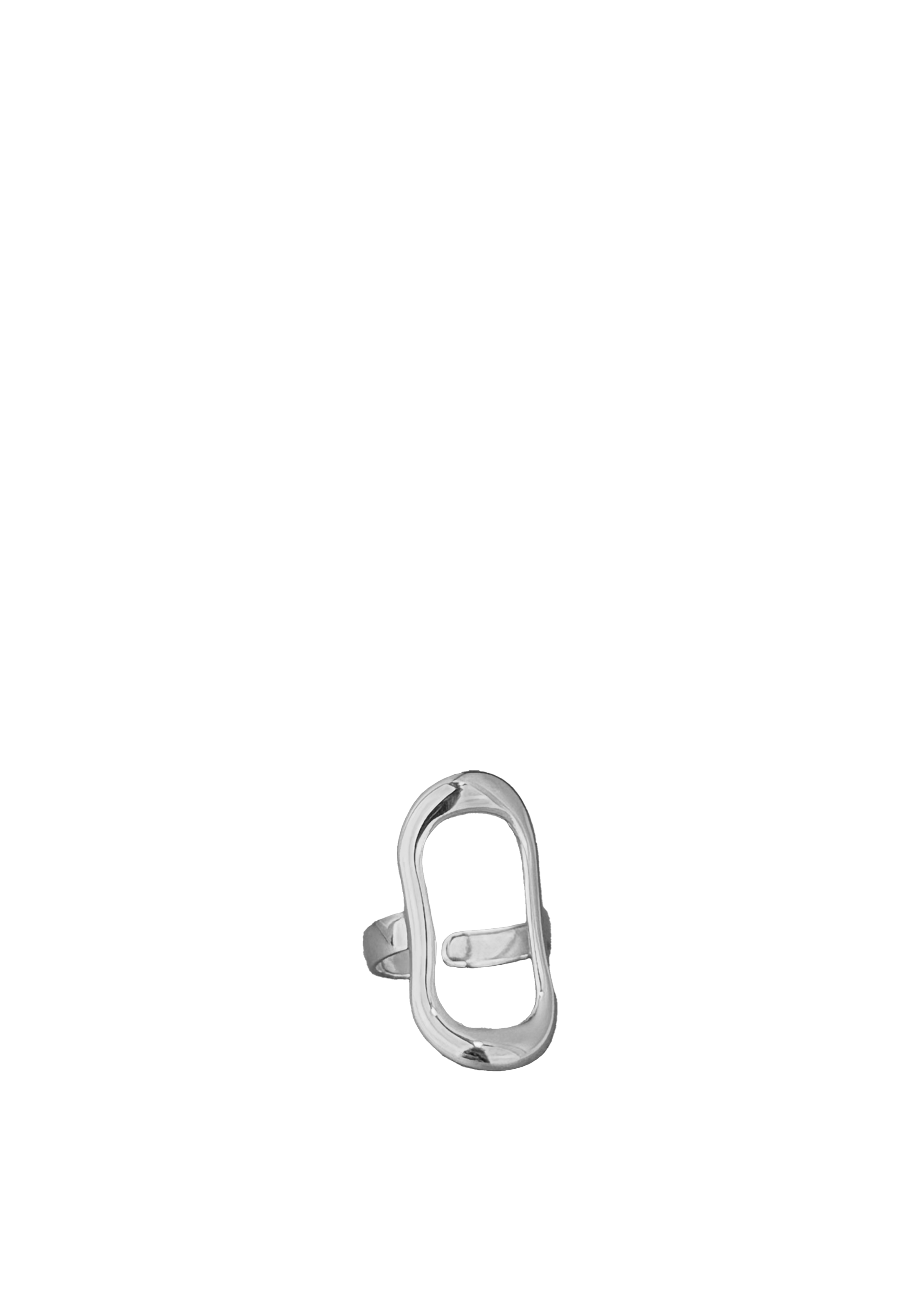 Sculptural Oval Frame Ring