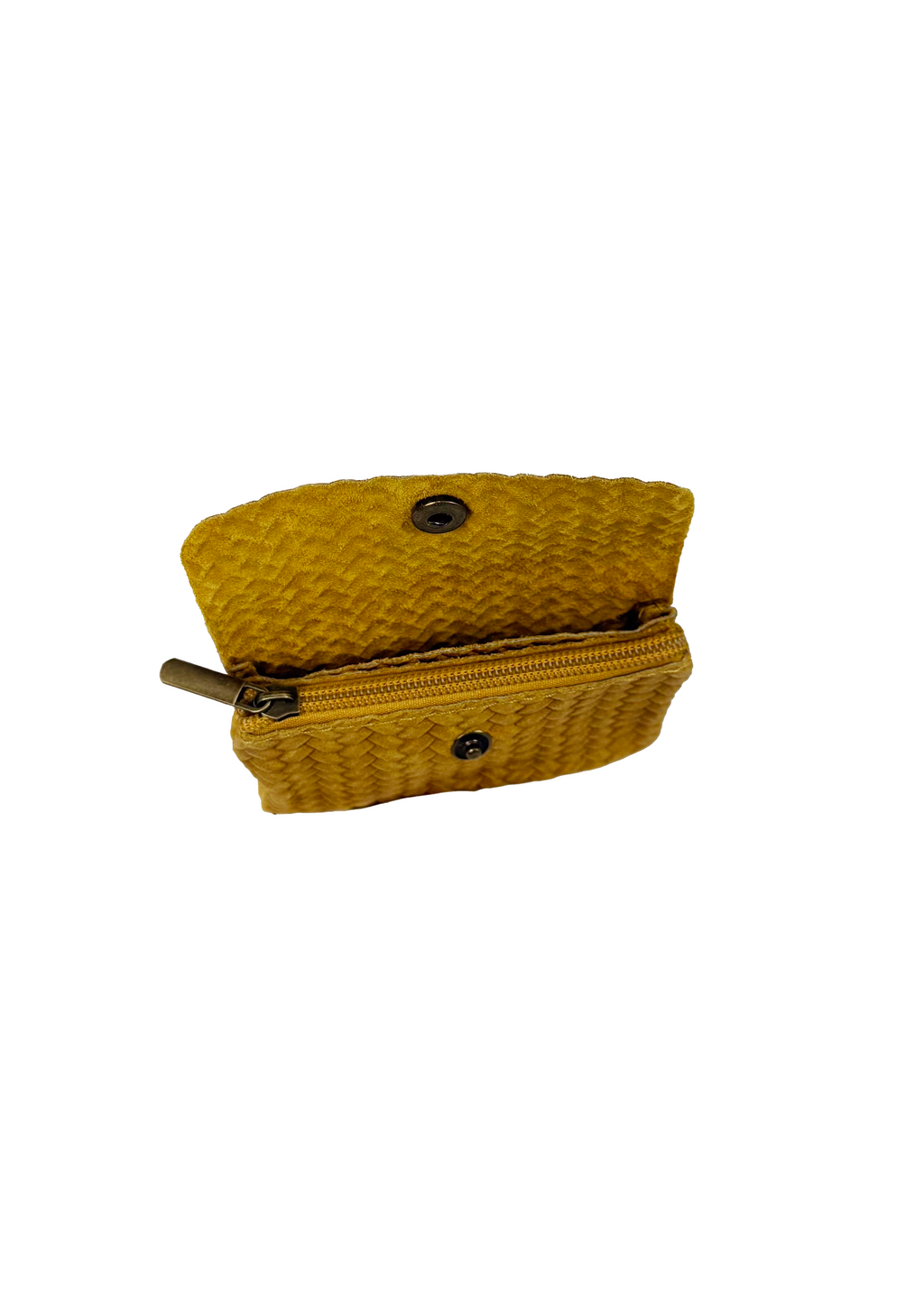 Wallet with Woven Texture