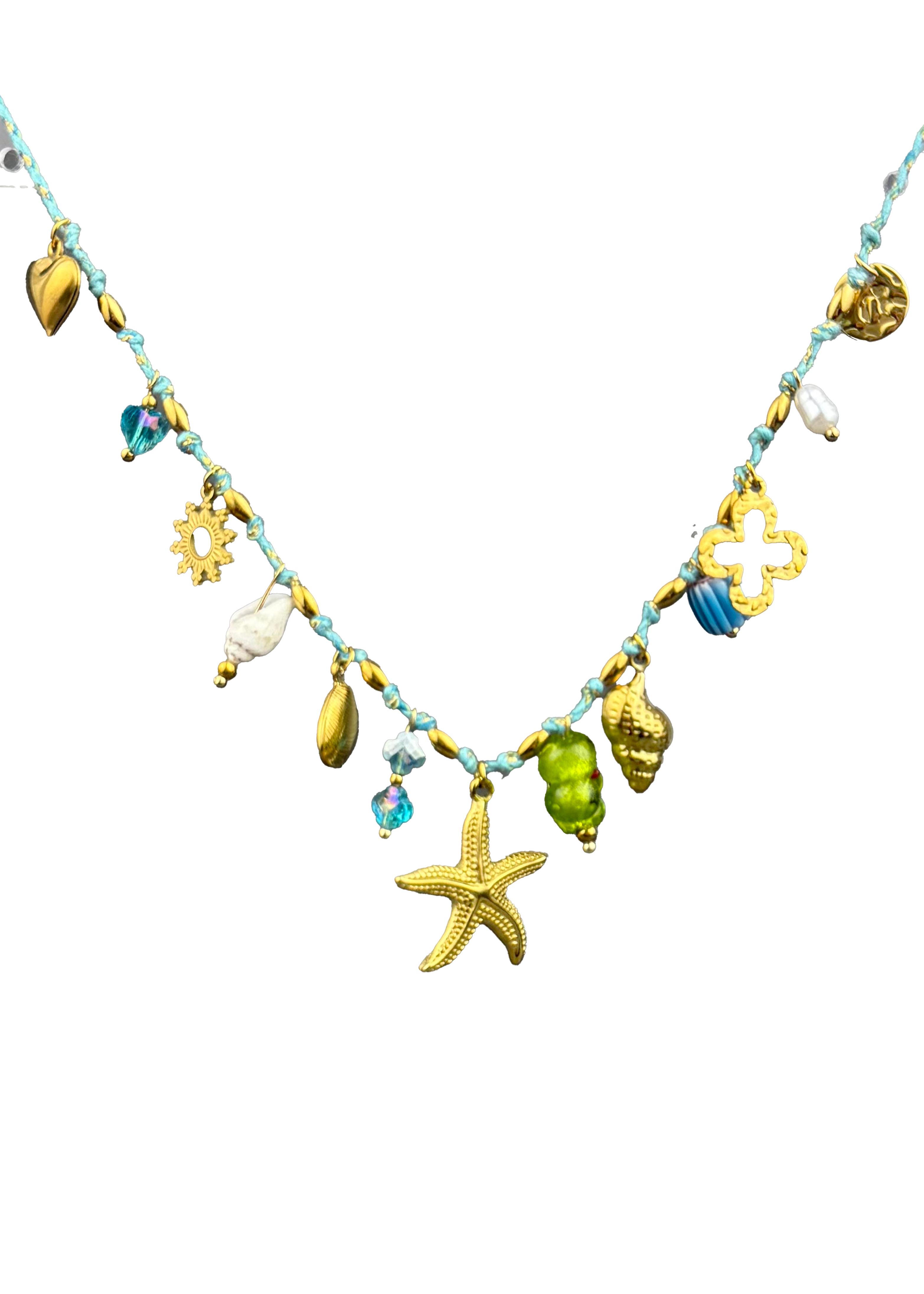 Sun & Fruits Charm Necklace