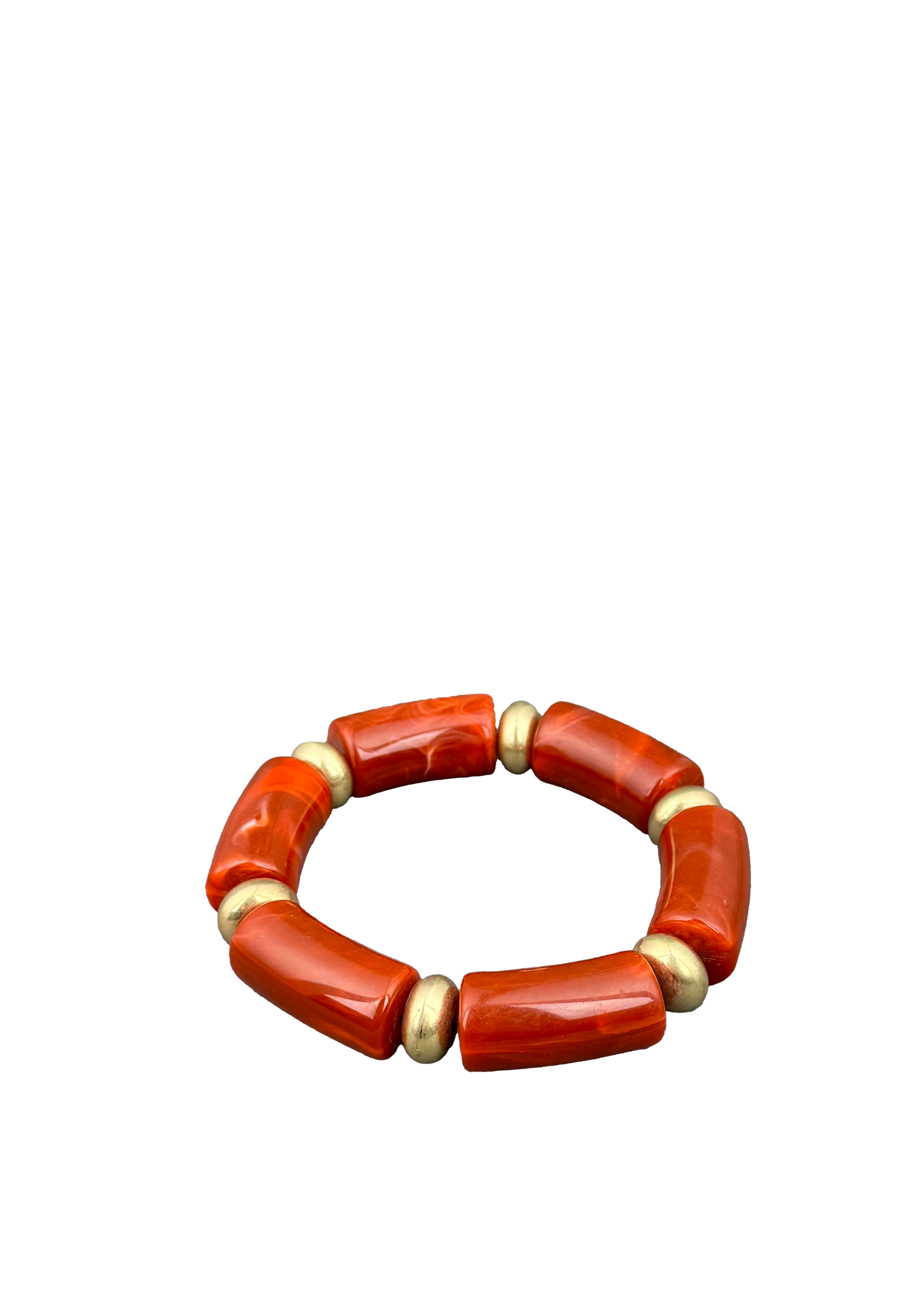 Orange Resin Bracelet